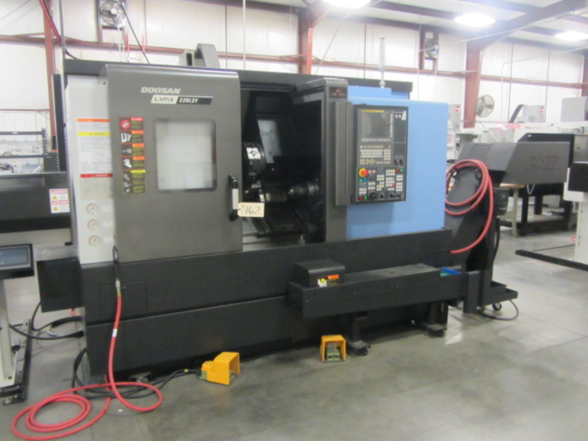 Doosan Lynx 220 LSYC CNC Turning Center with 8.25'' Chuck Main Spindle, 5.5'' Sub-Spindle, Y-