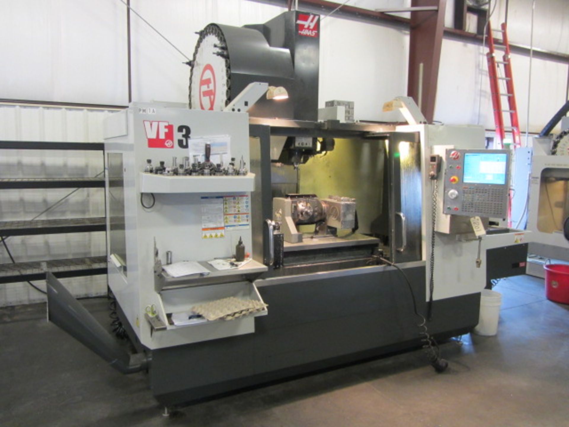 Haas VF3DAPC 5-Axis CNC Vertical Machining Center with Dual Pallet Changer, Intuitive Probing,