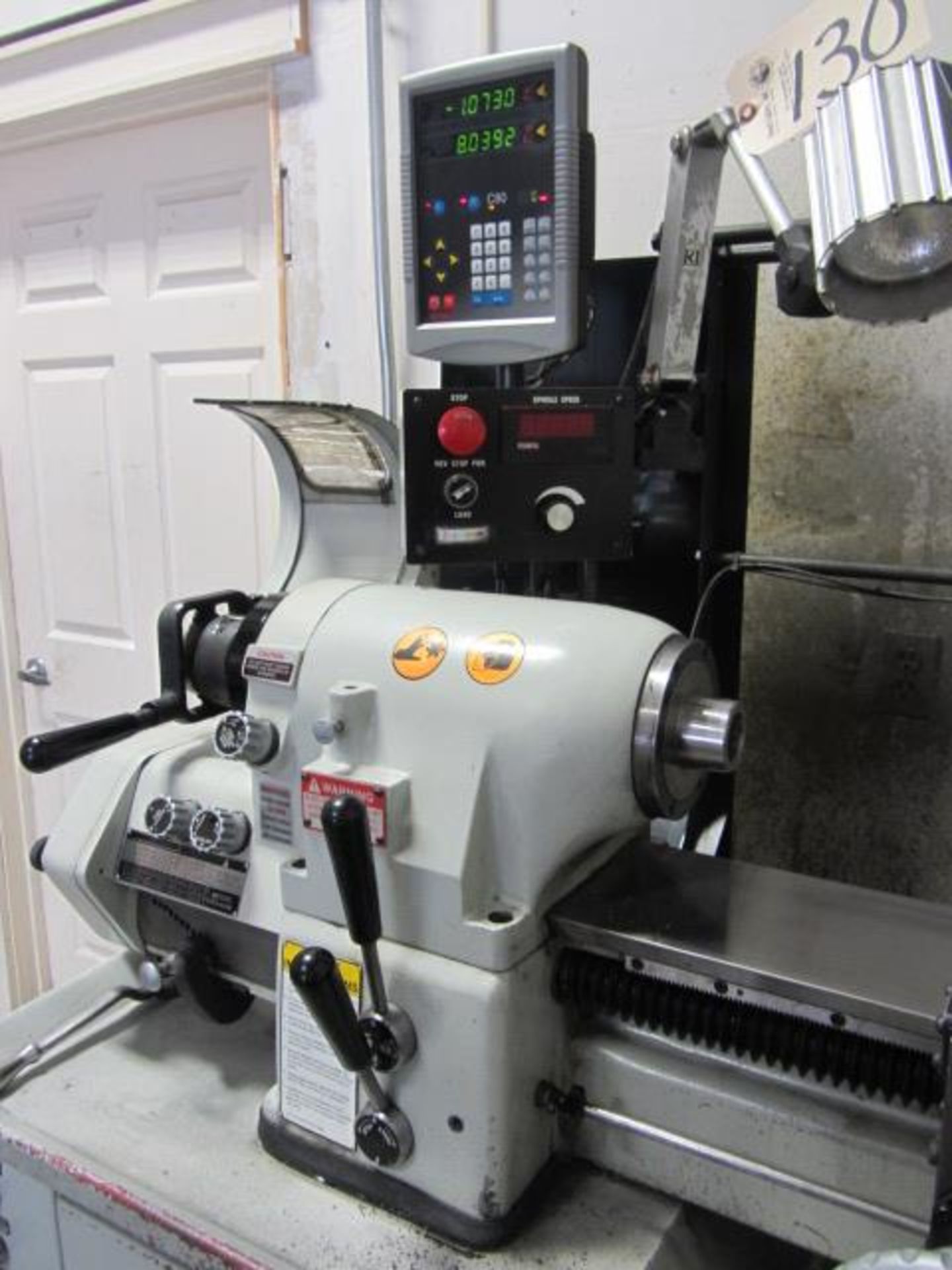 Acra ATL-618 EVS Super Precision Toolroom Lathe with 19'' Distance to Tailstock, Electronic Variable - Image 6 of 9