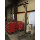 Pittsburgh 1,000lb Capacity Portable Gantry Crane