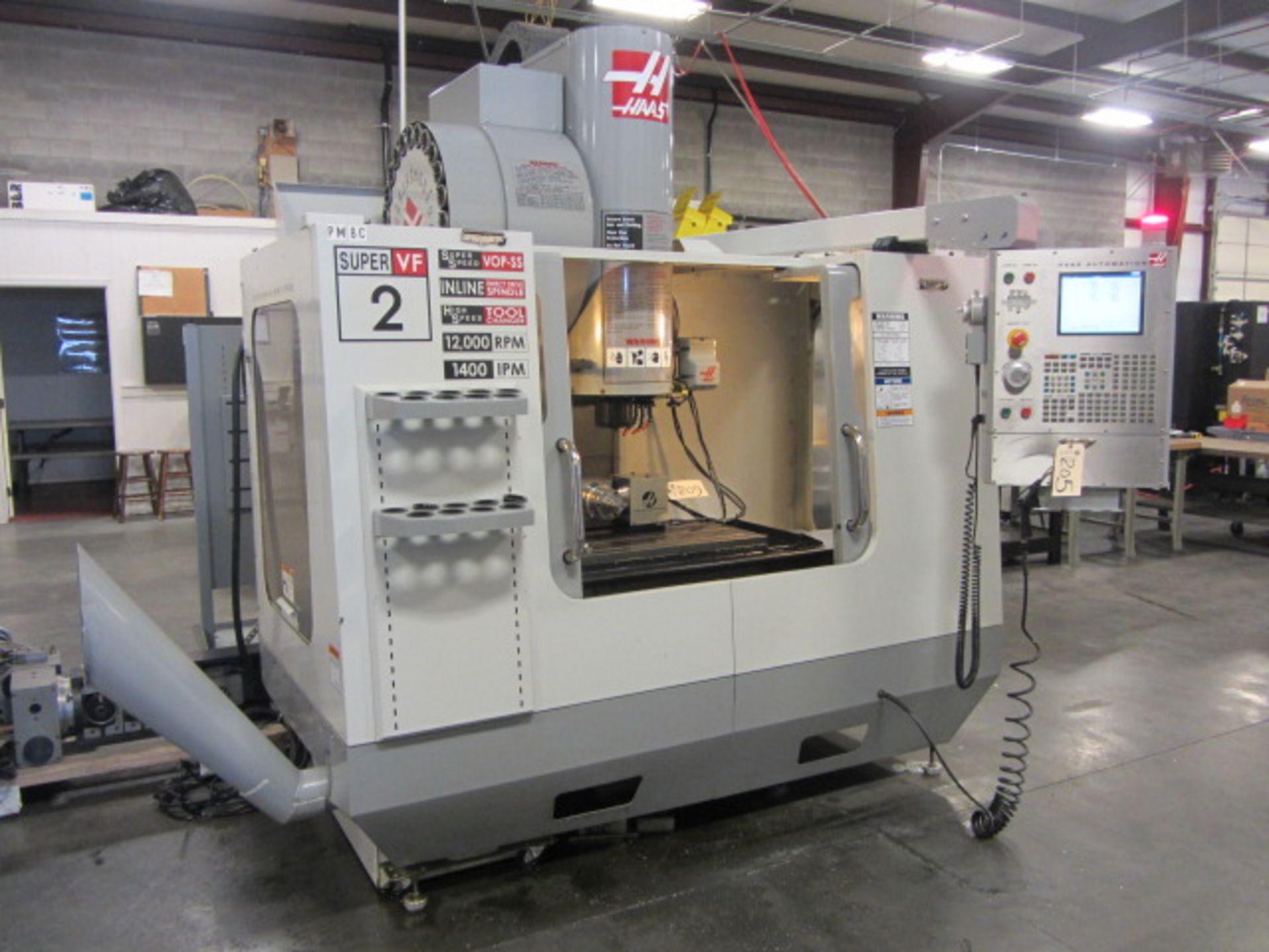 Haas VF2SS Super Speed 5-Axis CNC Vertical Machining Center with Intuitive Probing, 14'' x 36''