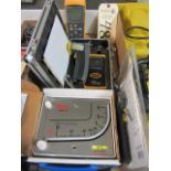 Vibration Meter, (2) Manometers, (3) Thermometers