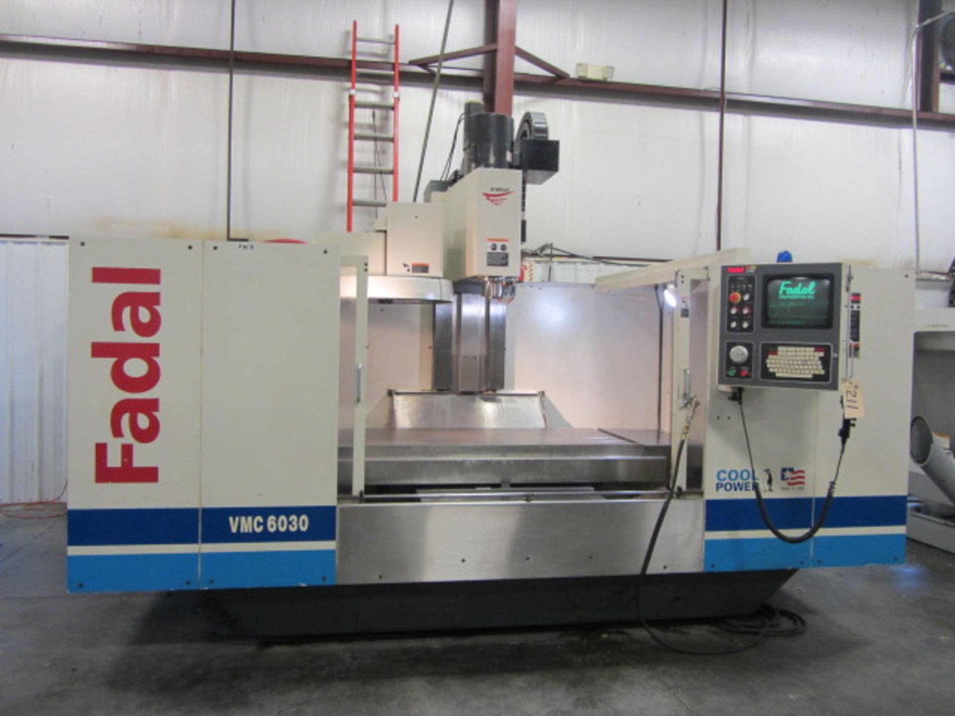 Fadal 6030 CNC Vertical Machining Center with 30'' x 57'' Table, #40 Taper Spindle Speeds to 10, - Image 2 of 8