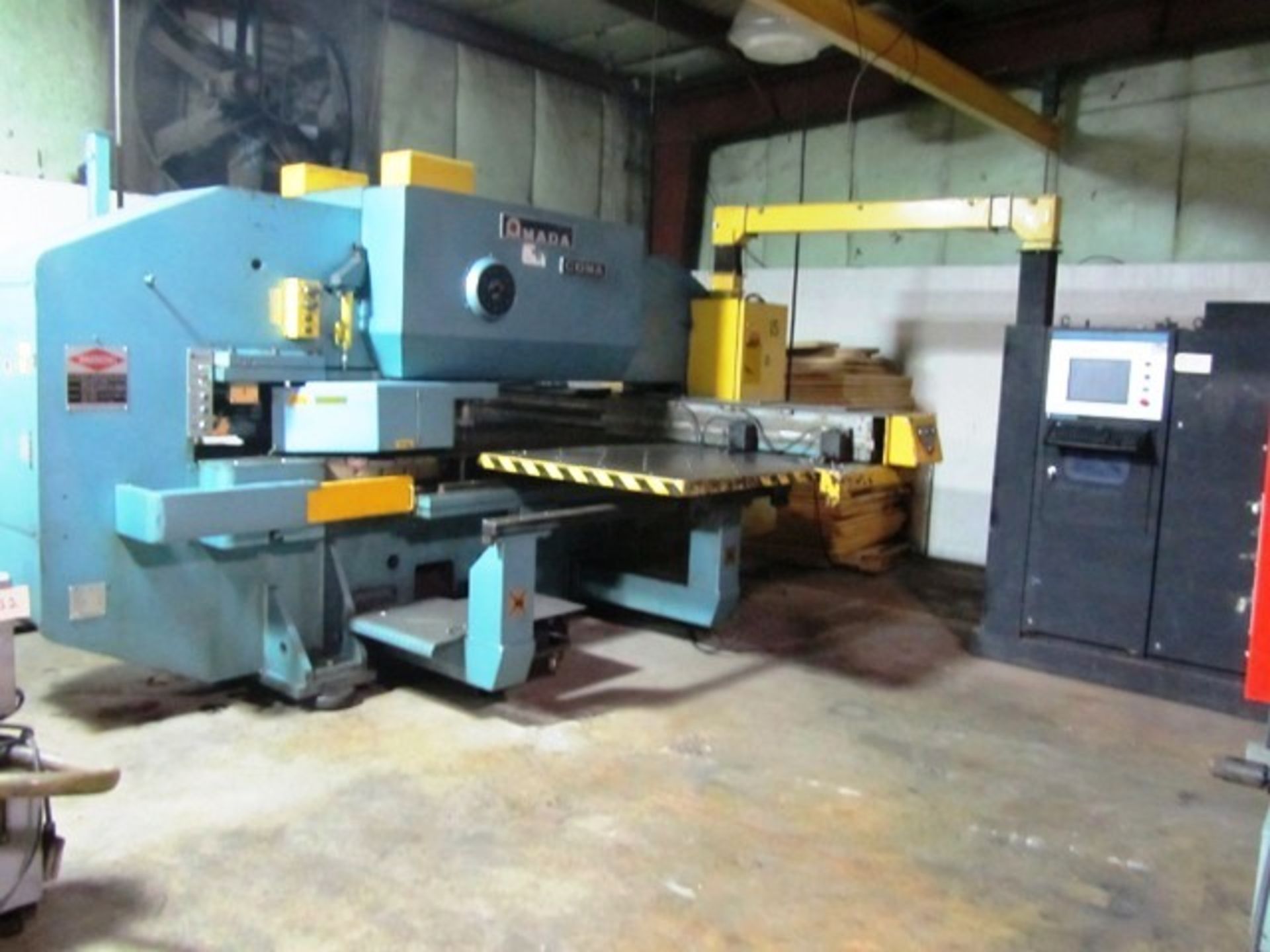 Amada Coma 505072 50 Ton CNC Turret Punch with 48 Station Turret, Approx. 60'' x 138'' Ball Transfer