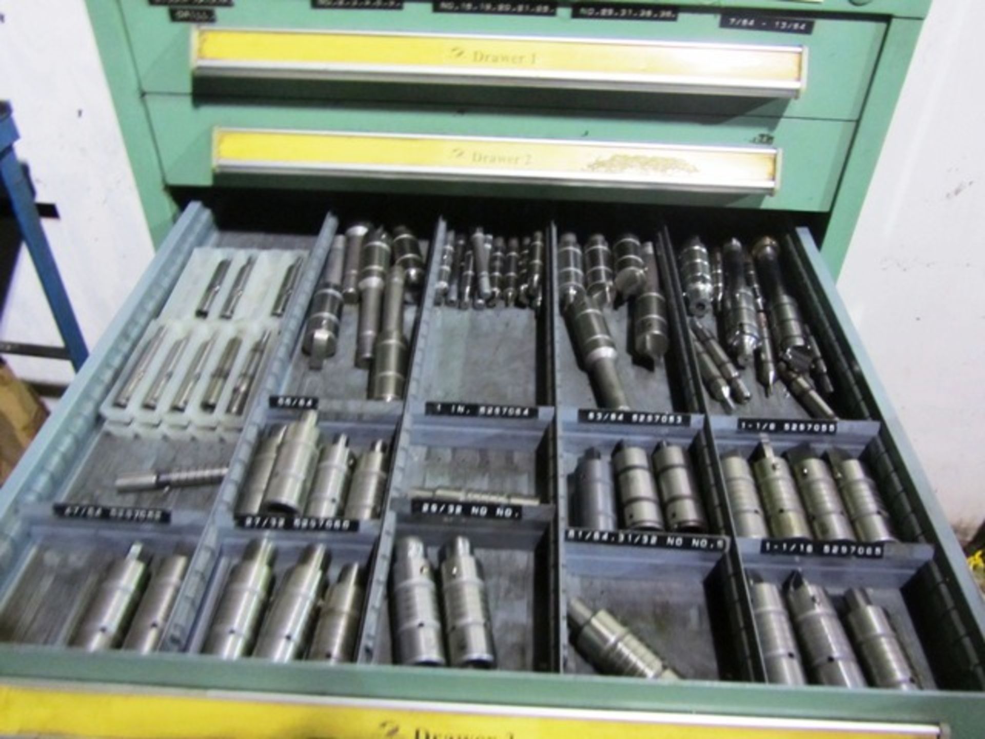 Stanley Vidmar 9 Drawer Portable Tool Cabinet with Punches & Dies - Image 4 of 10