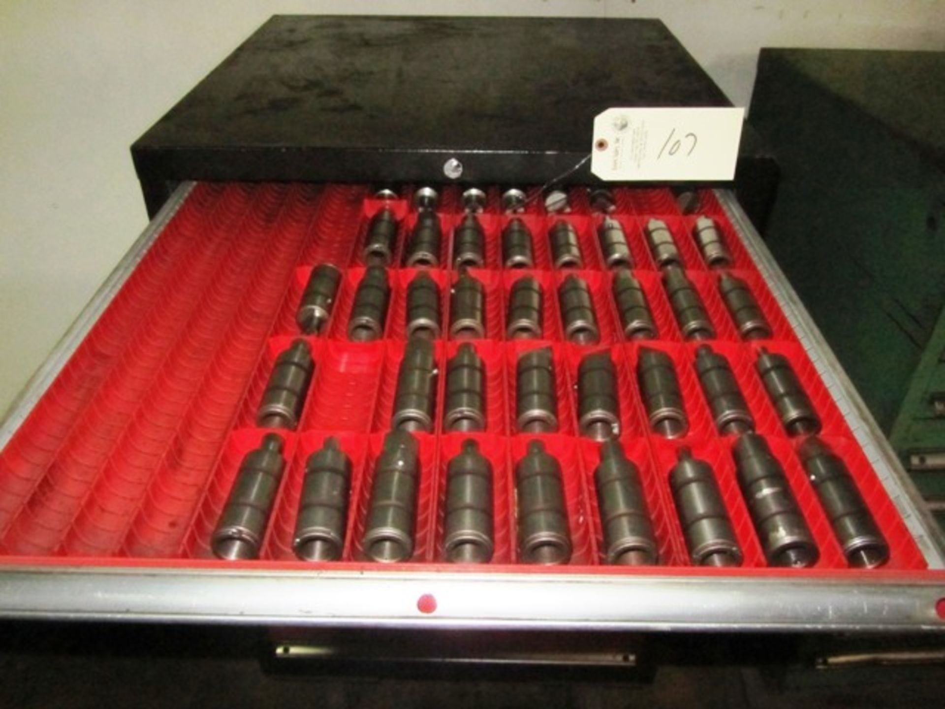 Amada 12 Drawer Portable Tool Cabinet with Punches & Dies - Image 2 of 5