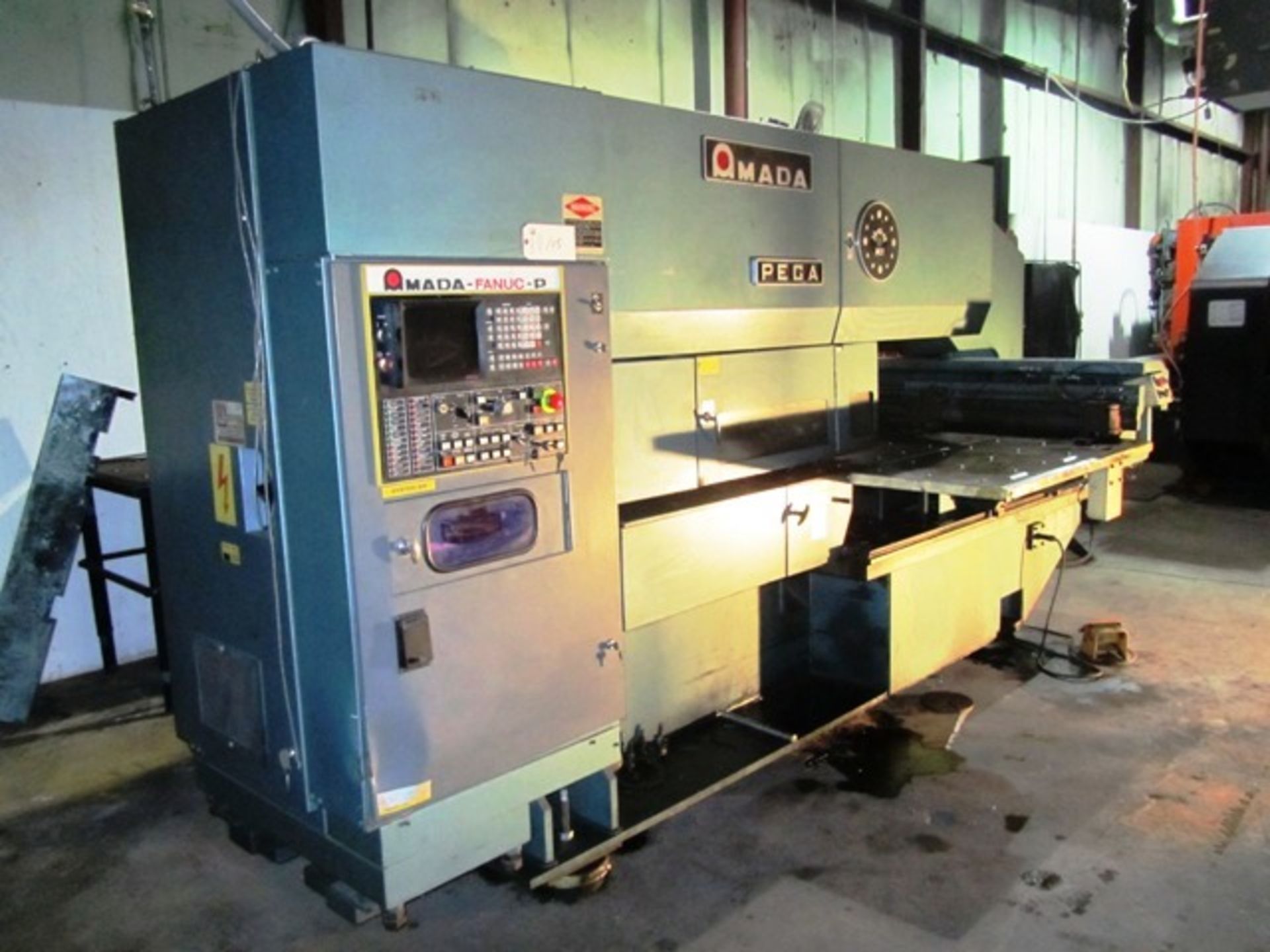 Amada Pega 244 20 Ton CNC Turret Punch with 20 Station Turret, 50'' x 83'' Ball Table, FANUC Amada - Image 4 of 6