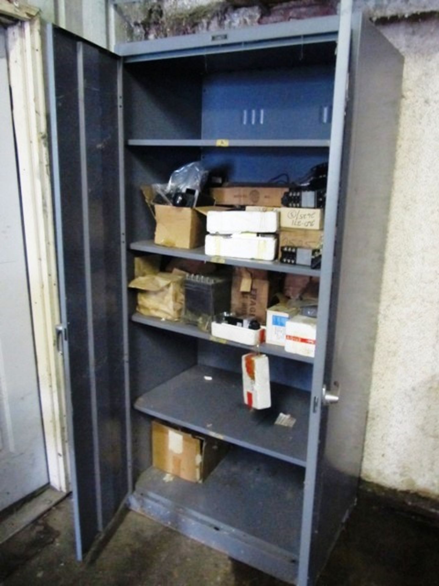 2 Door Cabinet with Electrical Equipment