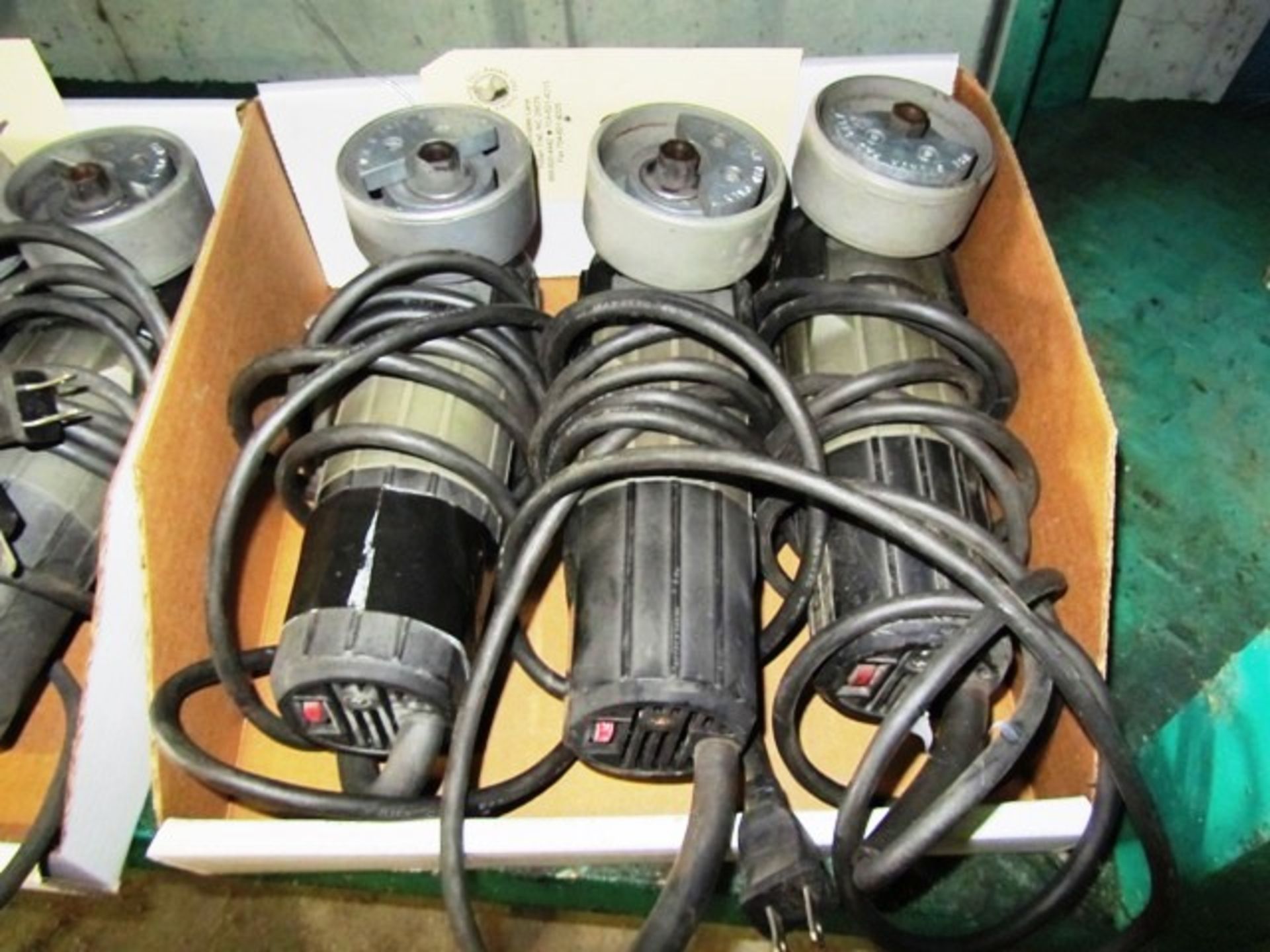 (3) Electric Porta Cable Disc Sanders