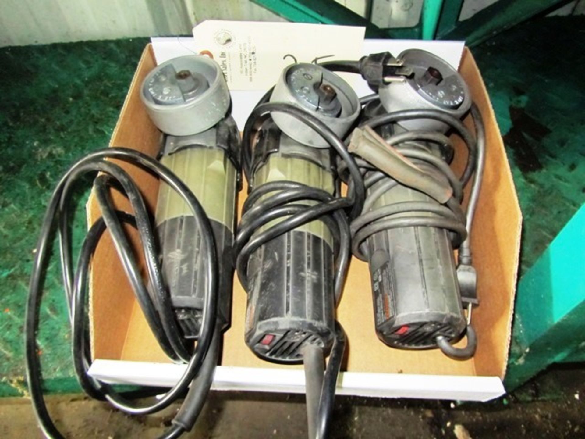 (3) Electric Porta Cable Disc Sanders