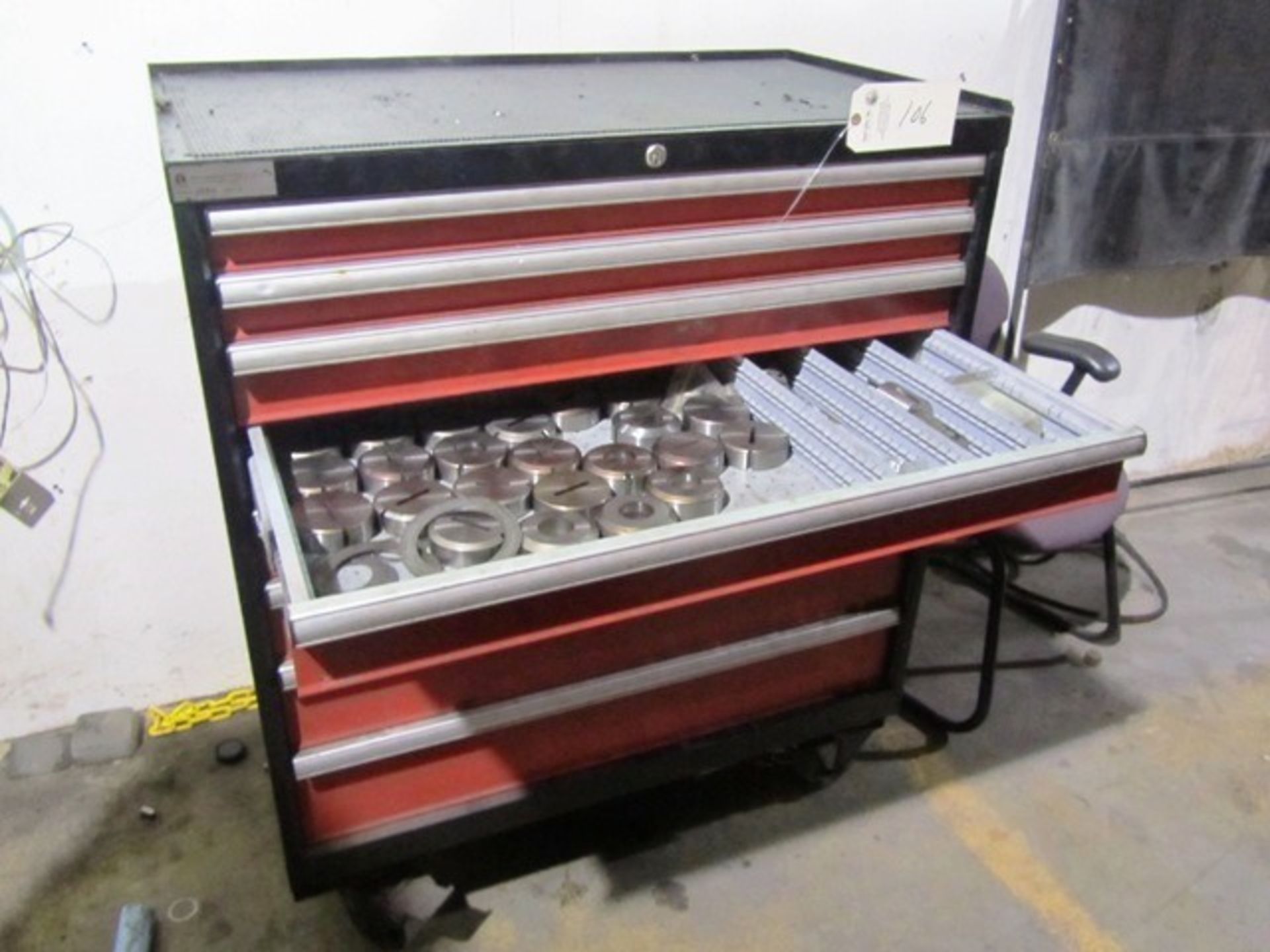 Amada 8 Drawer Portable Tool Cabinet with Punches & Dies