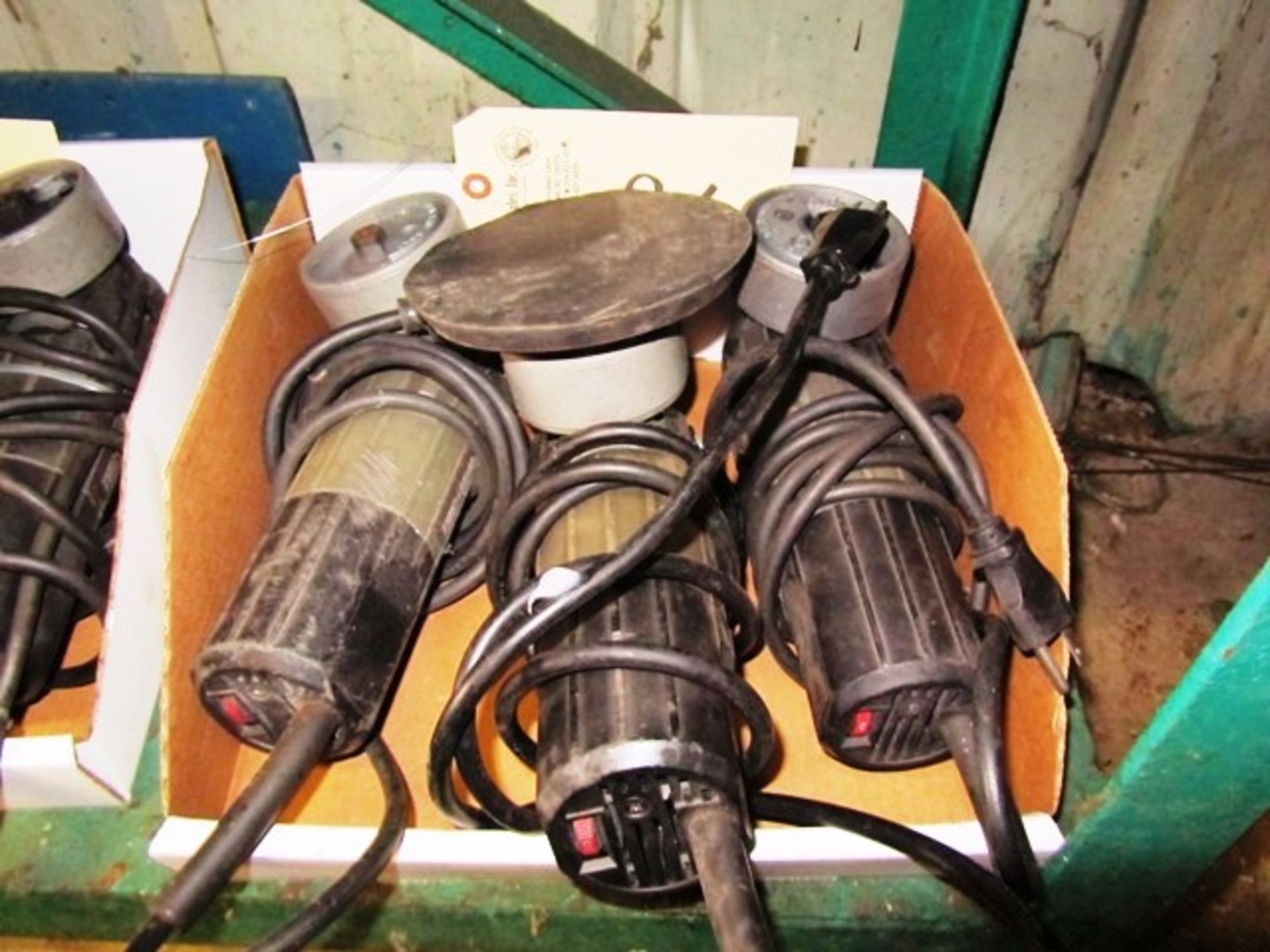 (3) Electric Porta Cable Disc Sanders