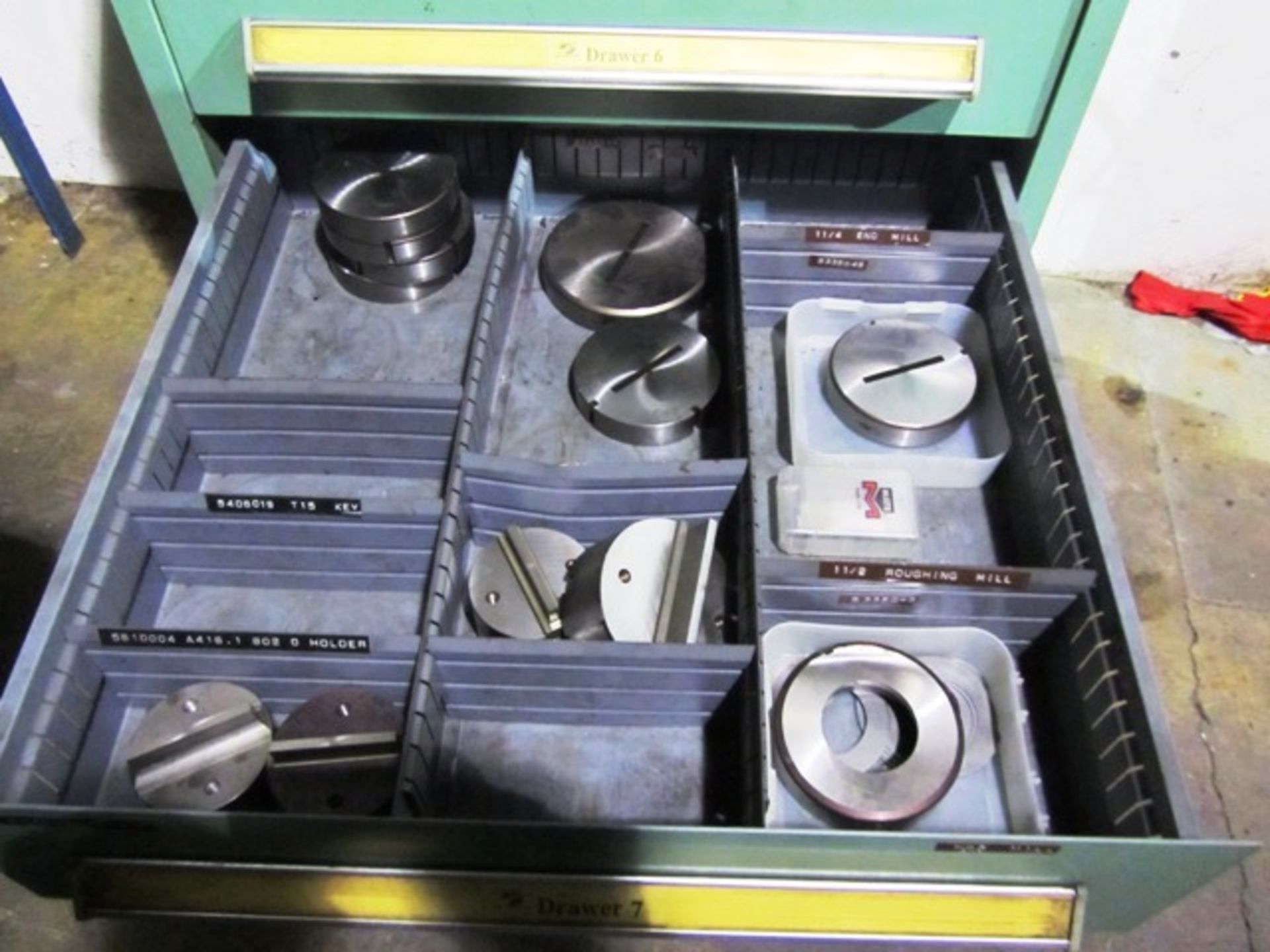 Stanley Vidmar 9 Drawer Portable Tool Cabinet with Punches & Dies - Image 8 of 10