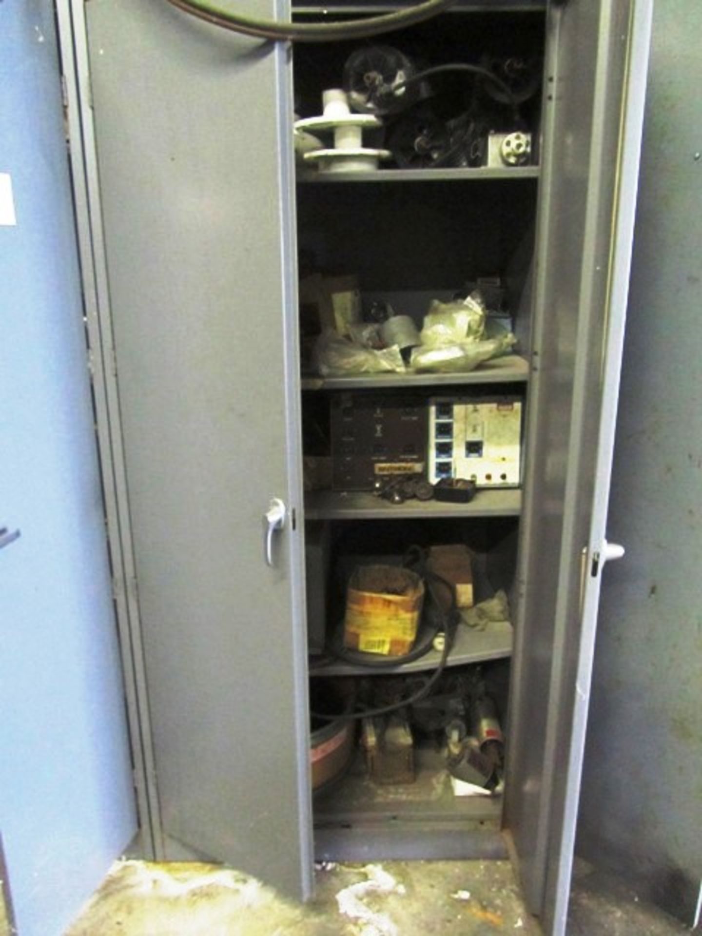 2 Door Cabinet with Electrical Equipment