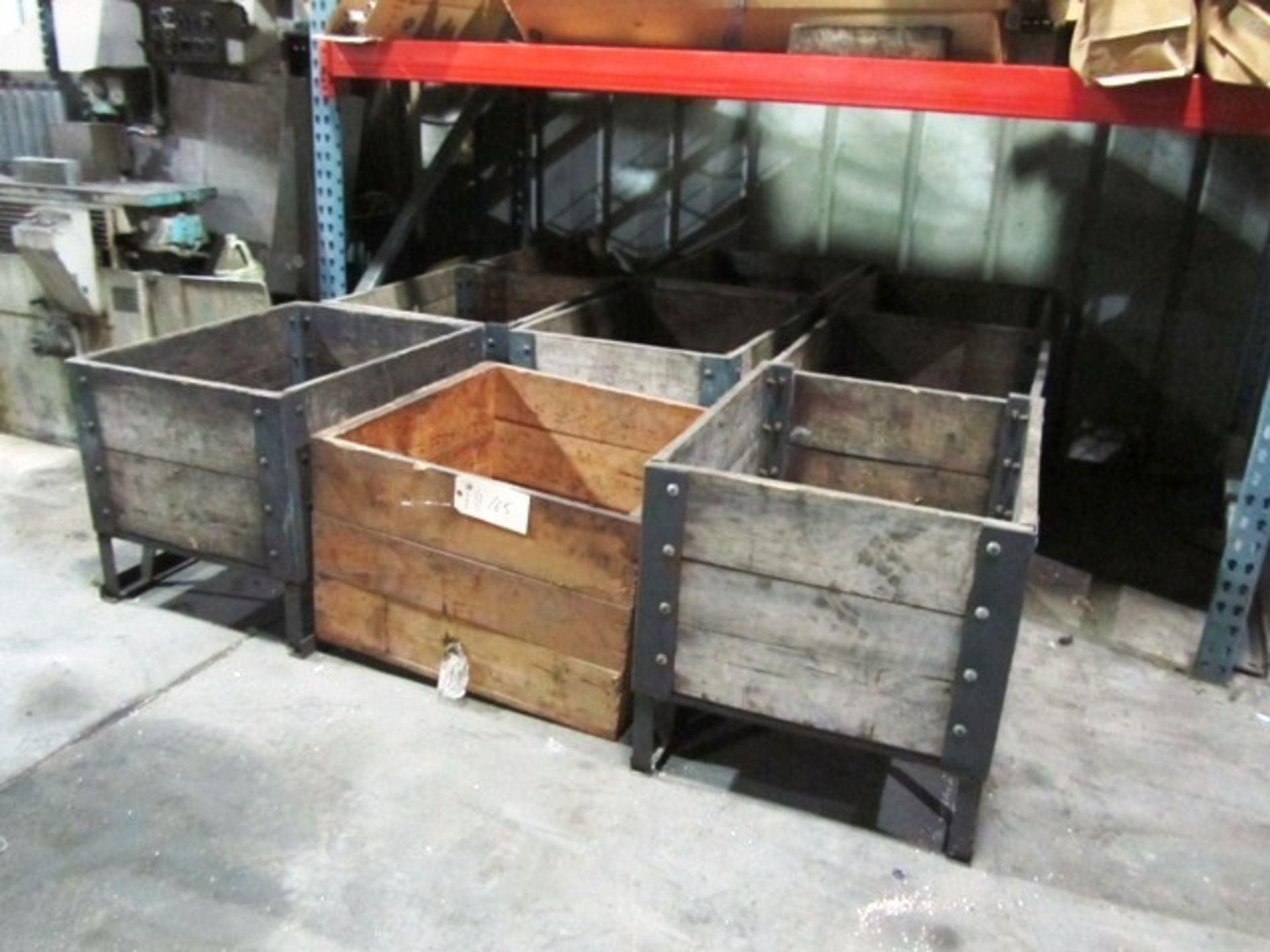 (9) Wood Crates
