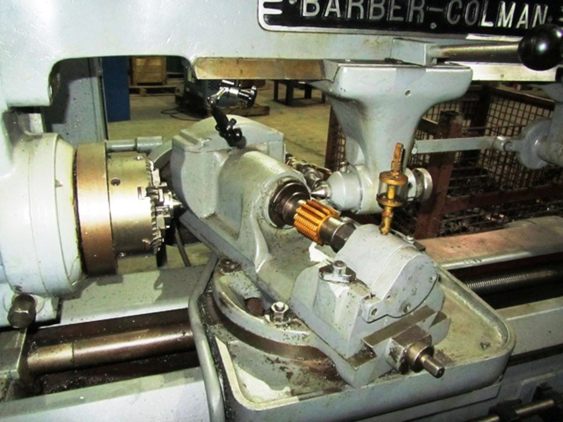 Barber-Colman #16-36 Horizontal Gear Hobber with Double Thread Index Worm, 6'' 6-Jaw Chuck, sn:3344 - Image 3 of 3