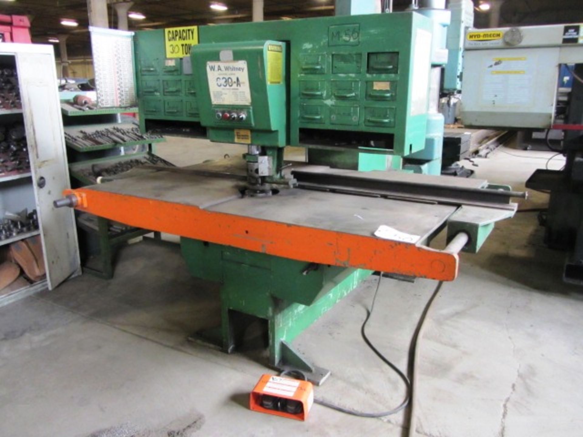 W.A.Whitney 630-A Hydraulic Duplicating Punch, sn:630-407-15568