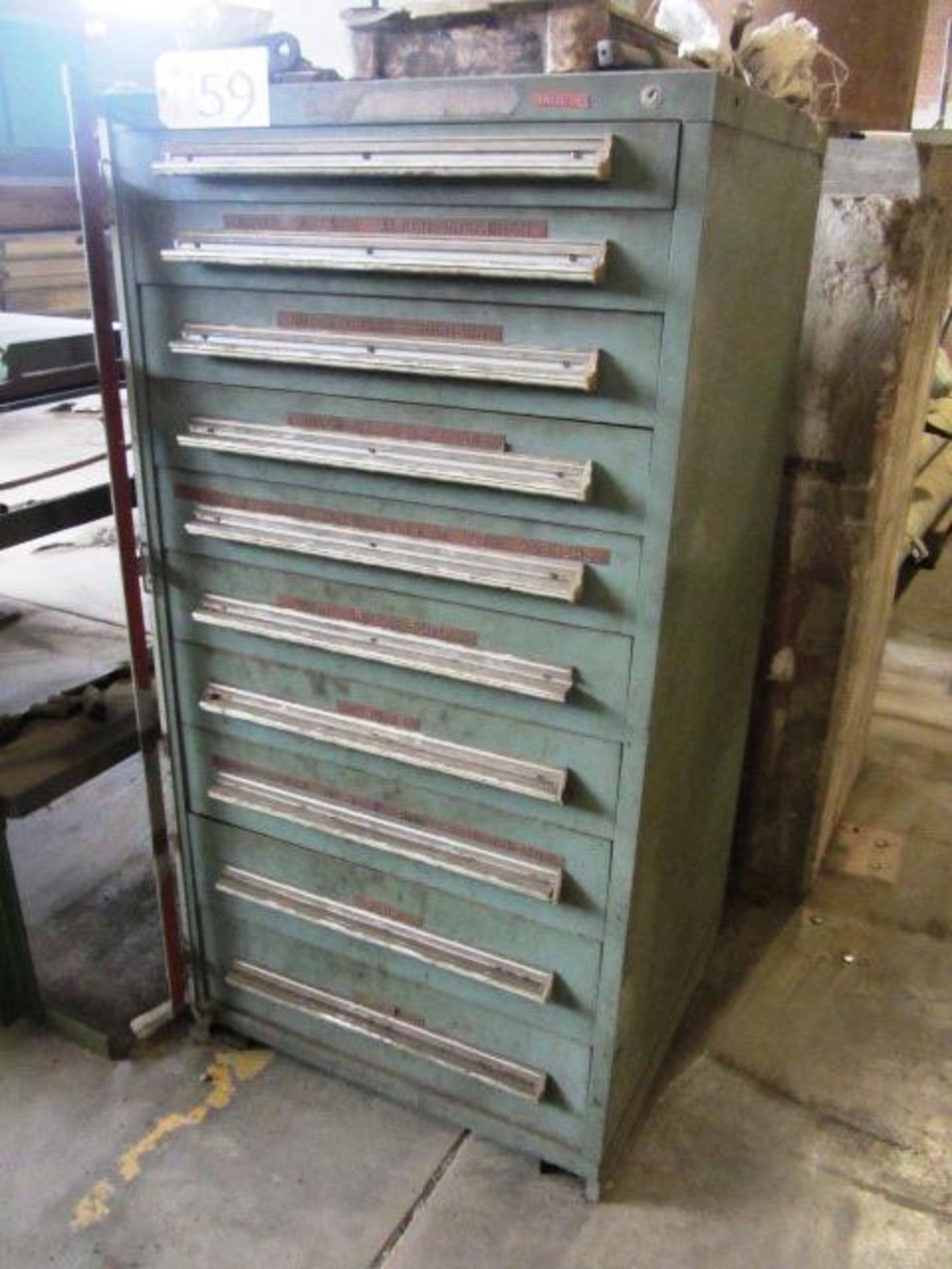 10 Drawer Vidmar Type Cabinet