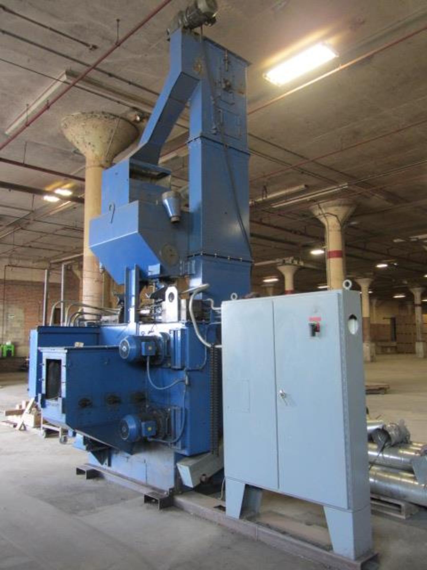 Wheelabrator WCRC-4-75 Pass-Thru Blast Machine with Reclaim & Dust Collector, 14'' x 14'' Part - Image 9 of 10