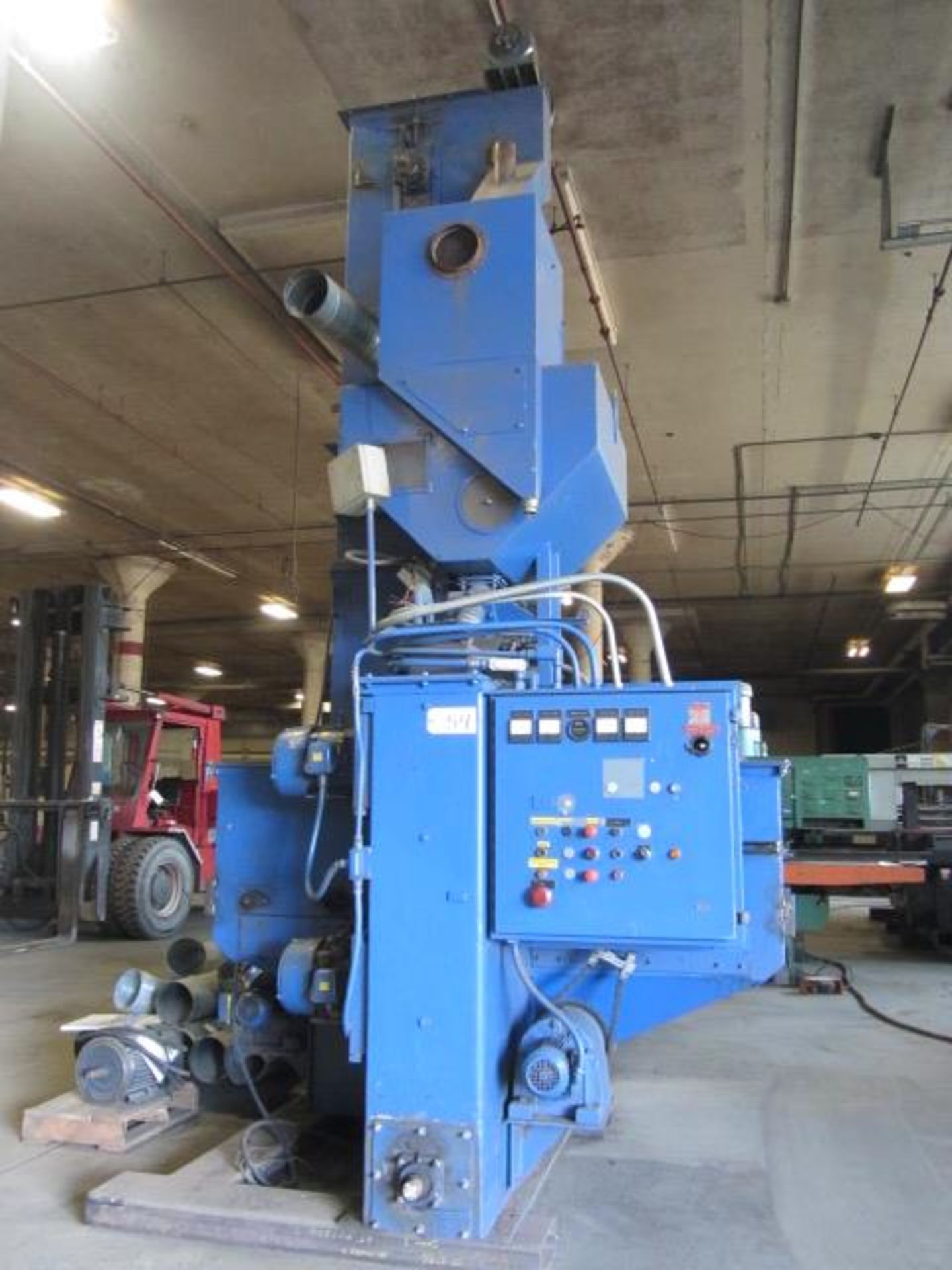 Wheelabrator WCRC-4-75 Pass-Thru Blast Machine with Reclaim & Dust Collector, 14'' x 14'' Part - Image 3 of 10