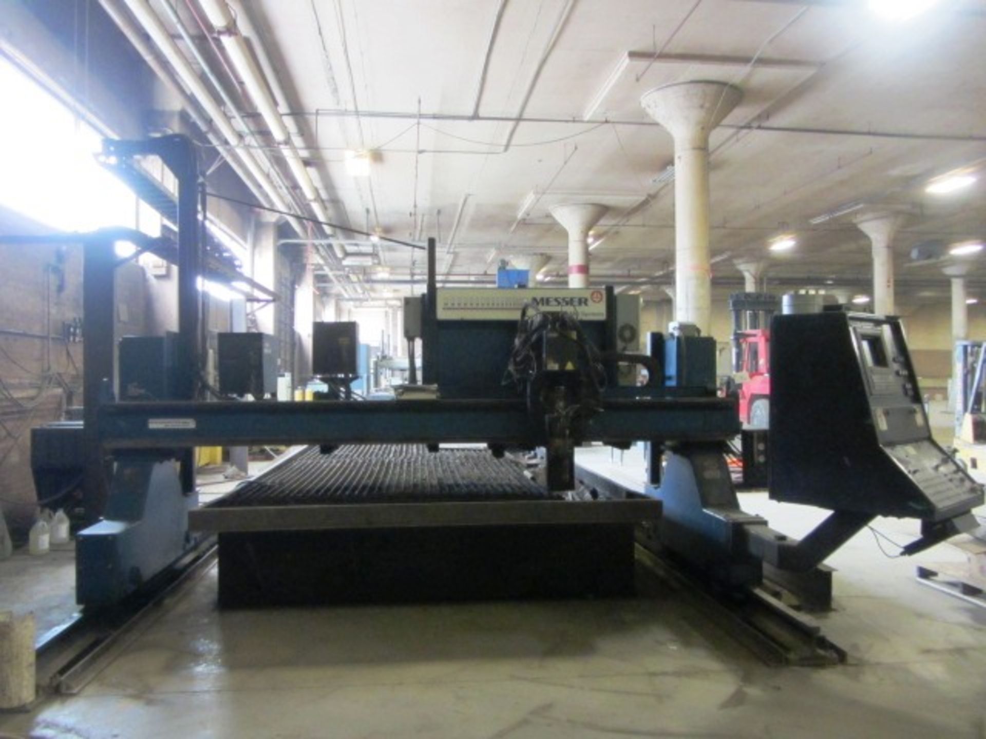 MG Messer Model TMC4510 10' x 20' CNC Plasma Burning Machine with Galt Water Table, Plasma Torch