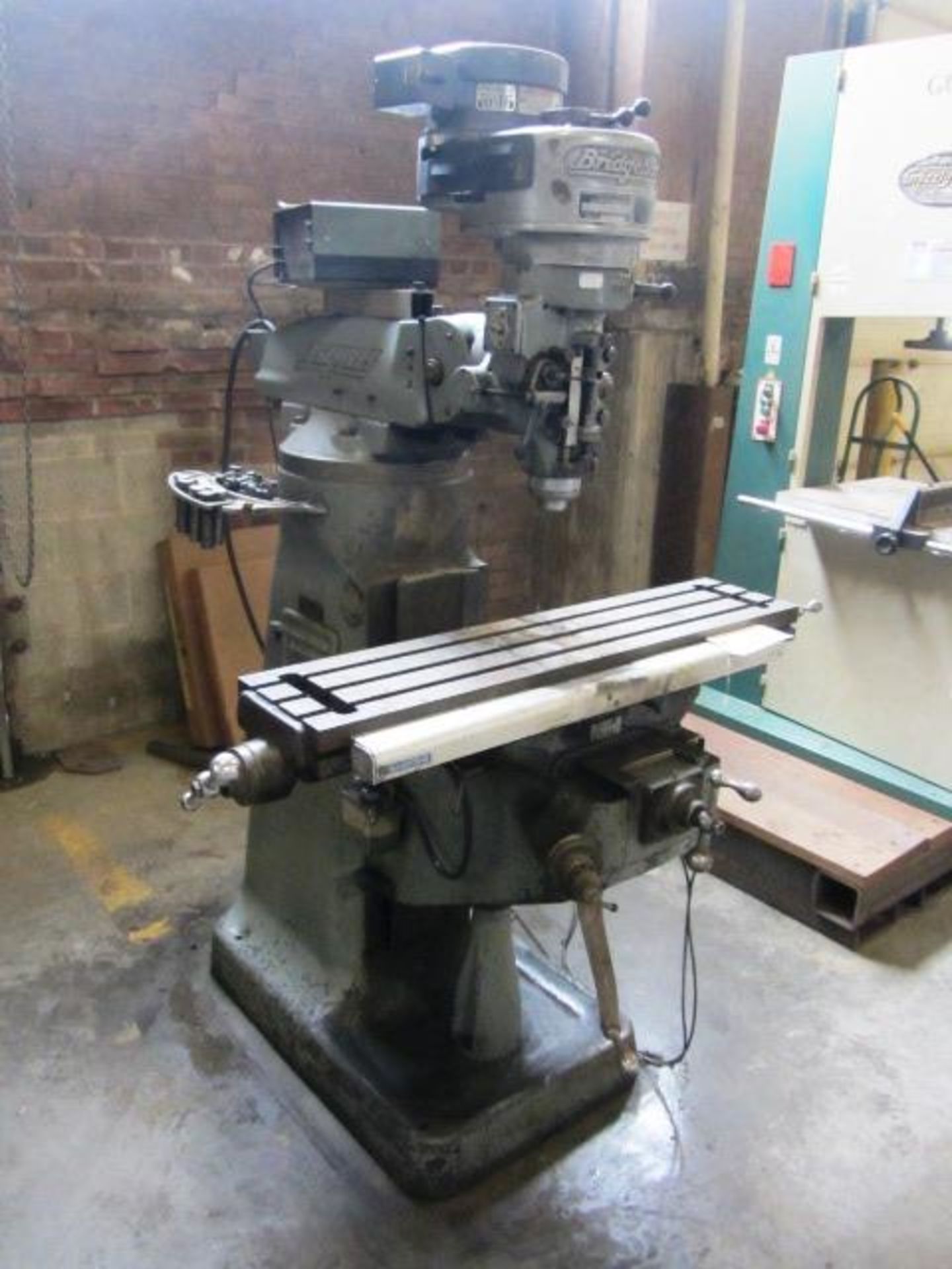 Bridgeport Vertical Milling Machine with 9'' x 42'' Table, Spindle Speeds to 2720 RPM, R-8