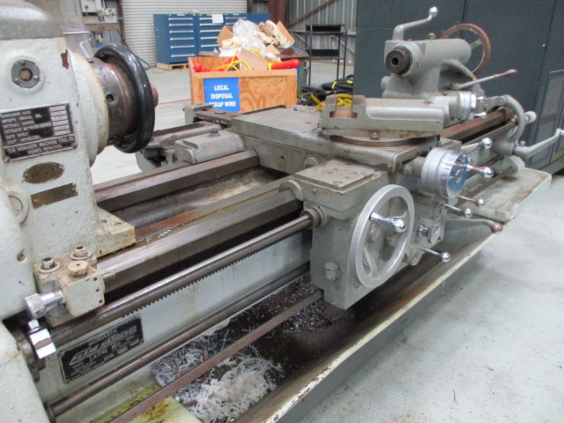 Monarch 20'' Swing x 48'' Centers Engine Lathe with 3 & 4 Jaw Chucks, Spindle Speeds to 700 RPM, - Image 3 of 8