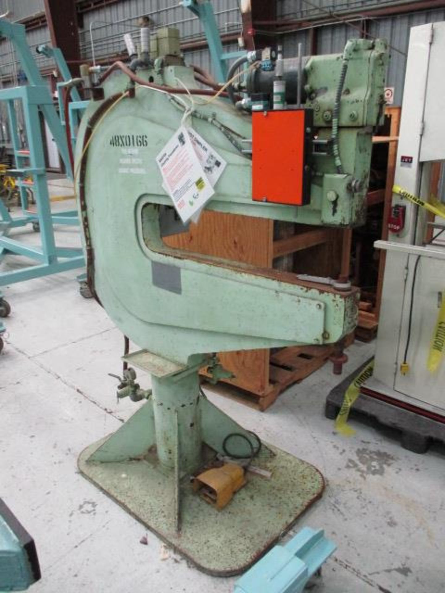 Zephyr Model ZP450FA-36H 36'' C-Squeeze Dimpler/Riveter, sn:166 - Image 4 of 5