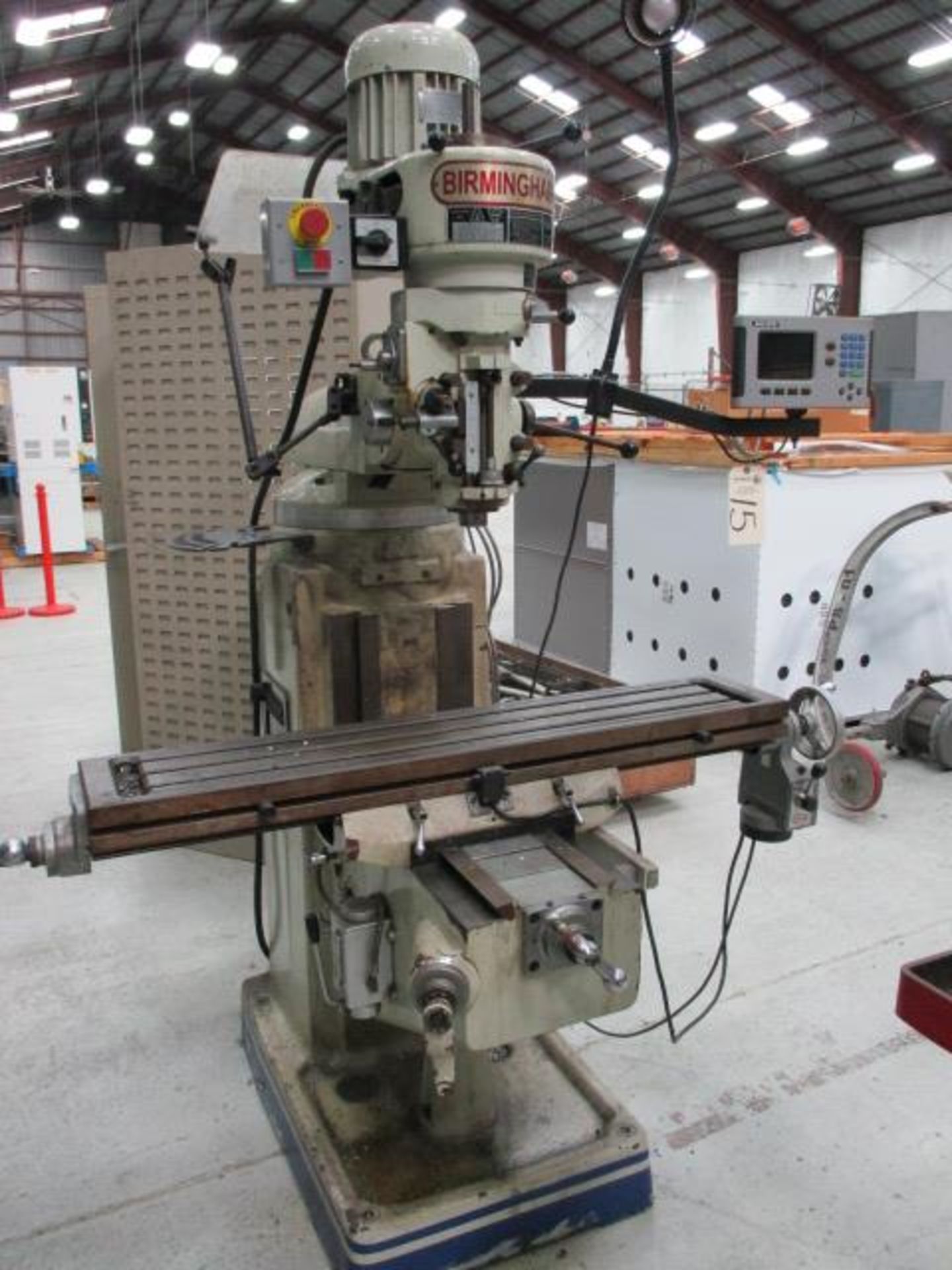 Birmingham Vertical Milling Machine with 9'' x 48'' Power Feed Table, R-8 Spindle Speeds to 5,440 - Image 5 of 8