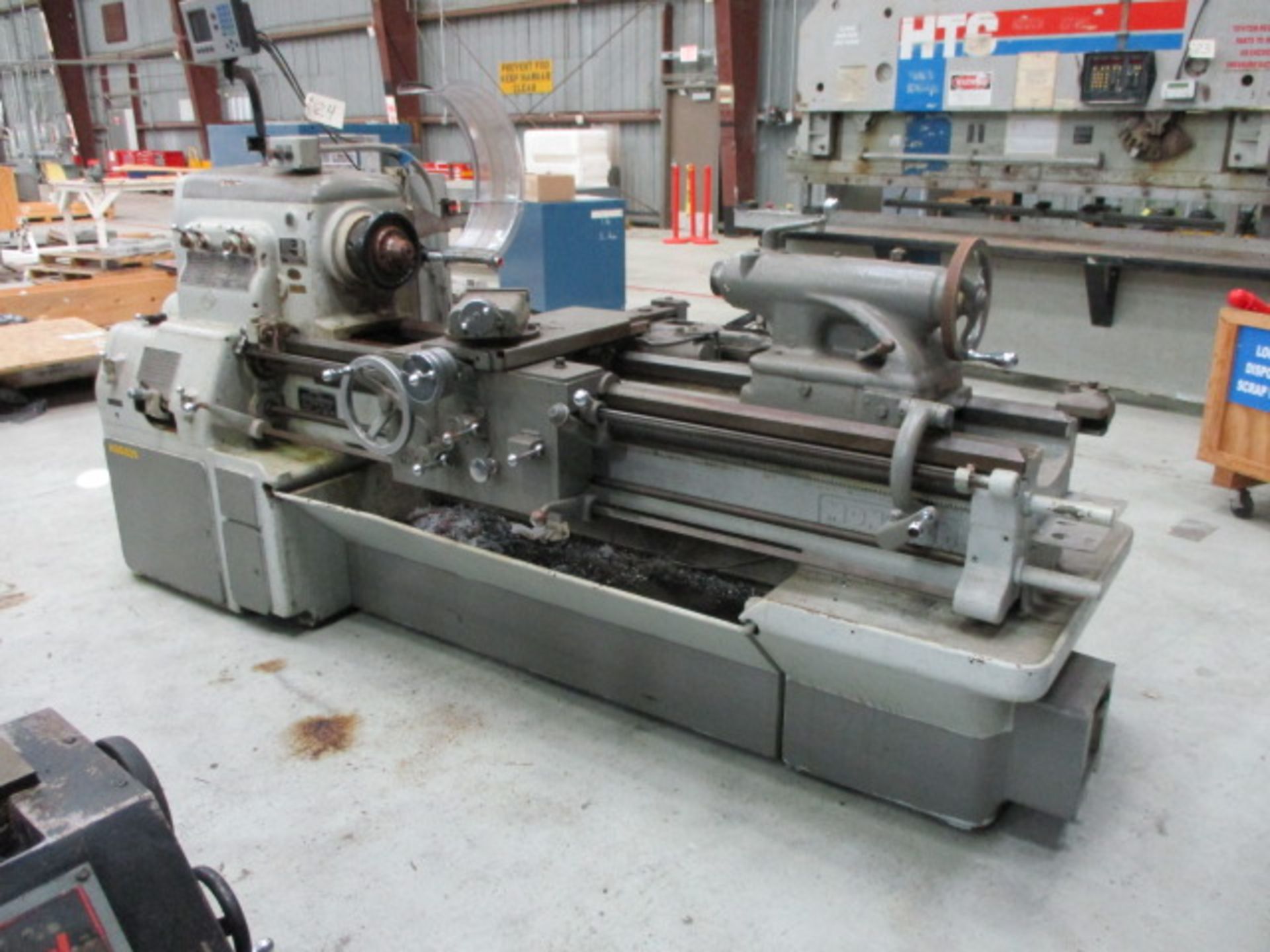 Monarch 20'' Swing x 48'' Centers Engine Lathe with 3 & 4 Jaw Chucks, Spindle Speeds to 700 RPM, - Image 7 of 8