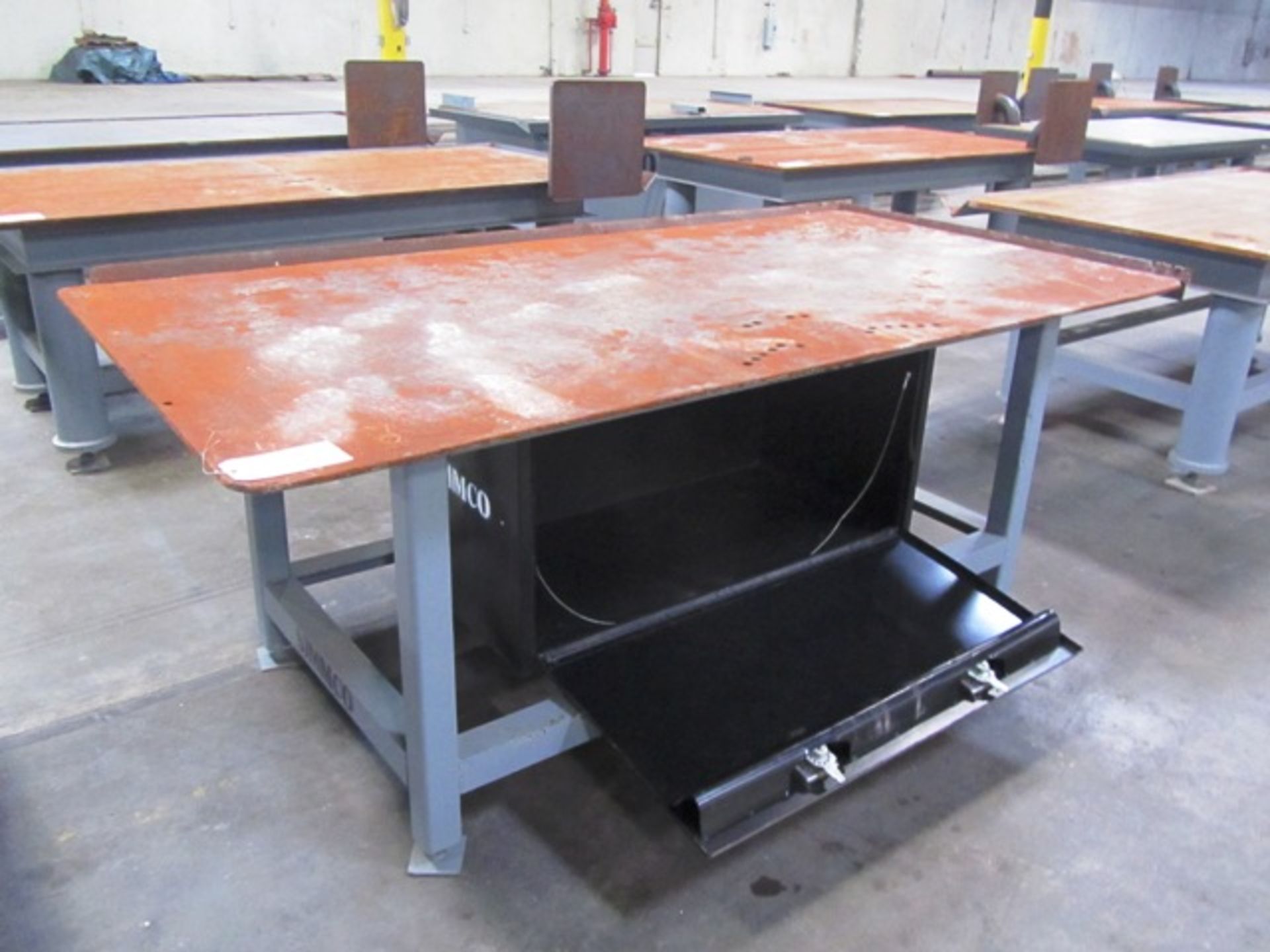 4' x 8' x 1/2'' Steel Table