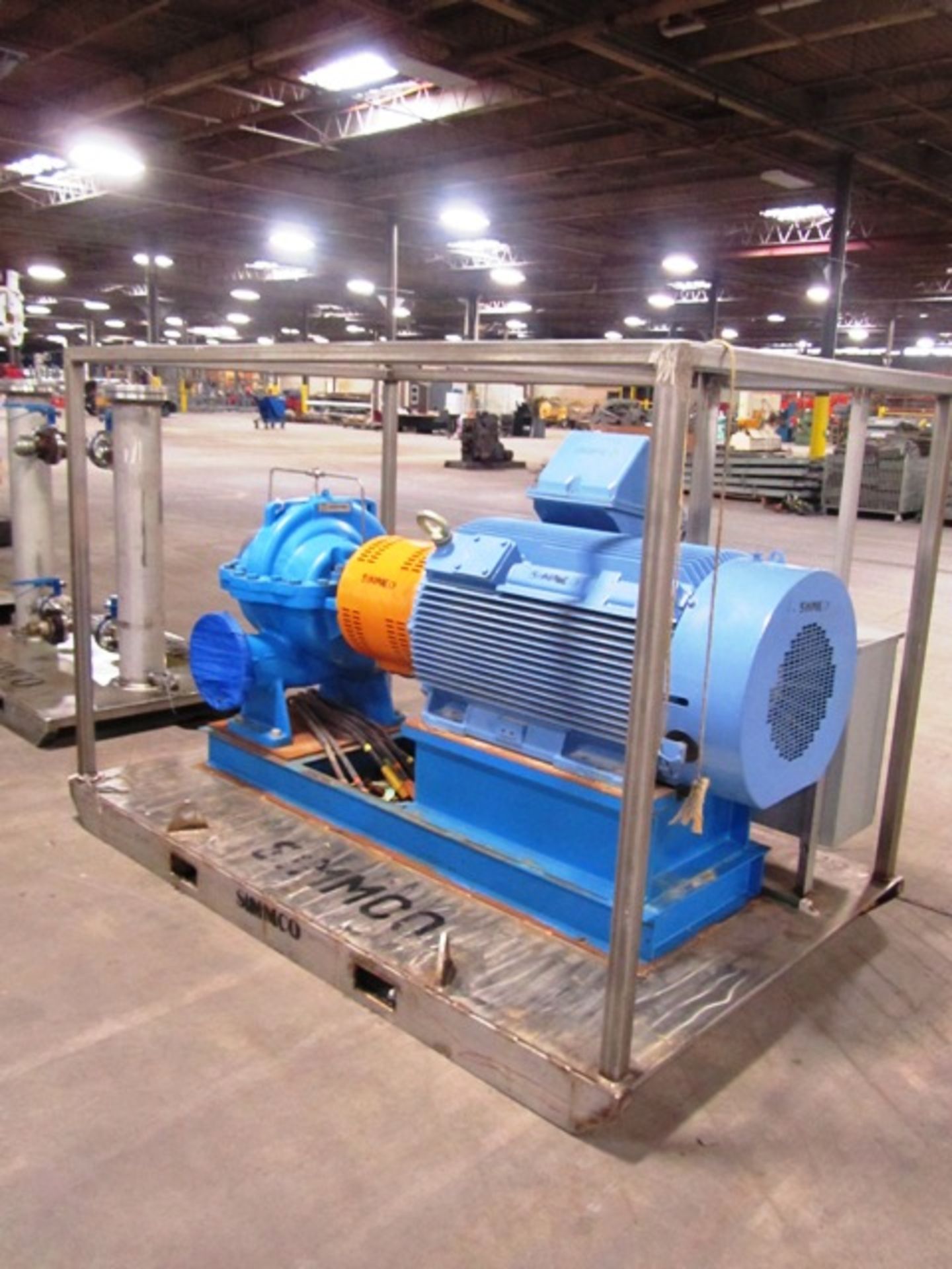 Oil / Water Bypass System consisting of (4) Bypass Splitter Valve Stations, 300 HP Motor, - Image 2 of 4