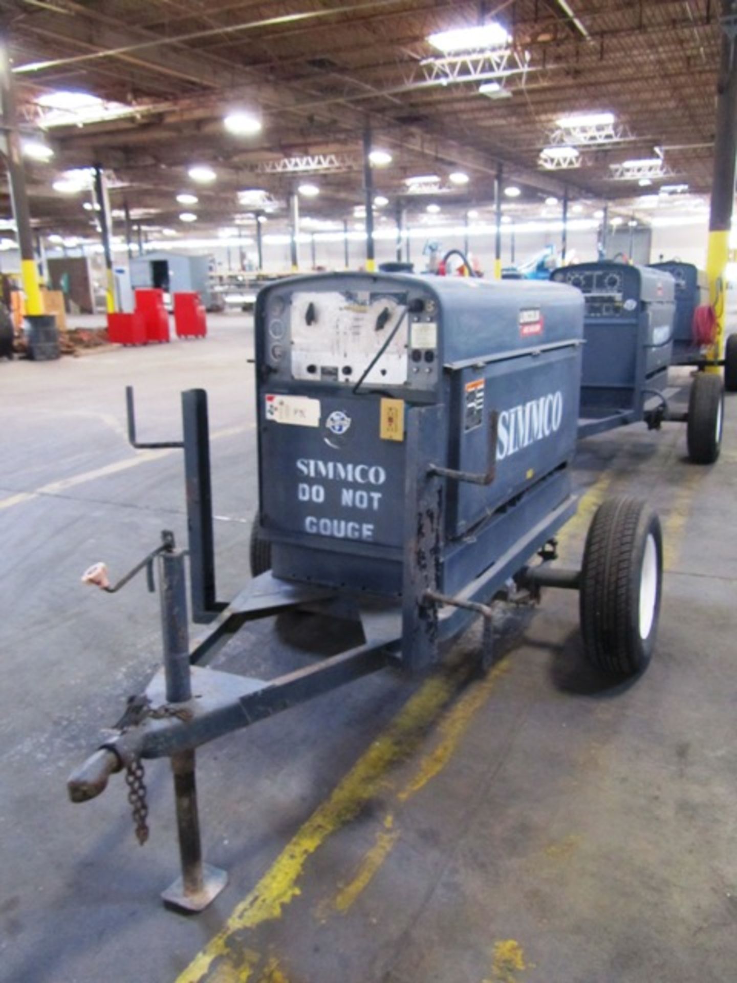 Lincoln Model SA250D152 250 Amp Diesel Trailer Mounted Arc Welder, sn:1183435