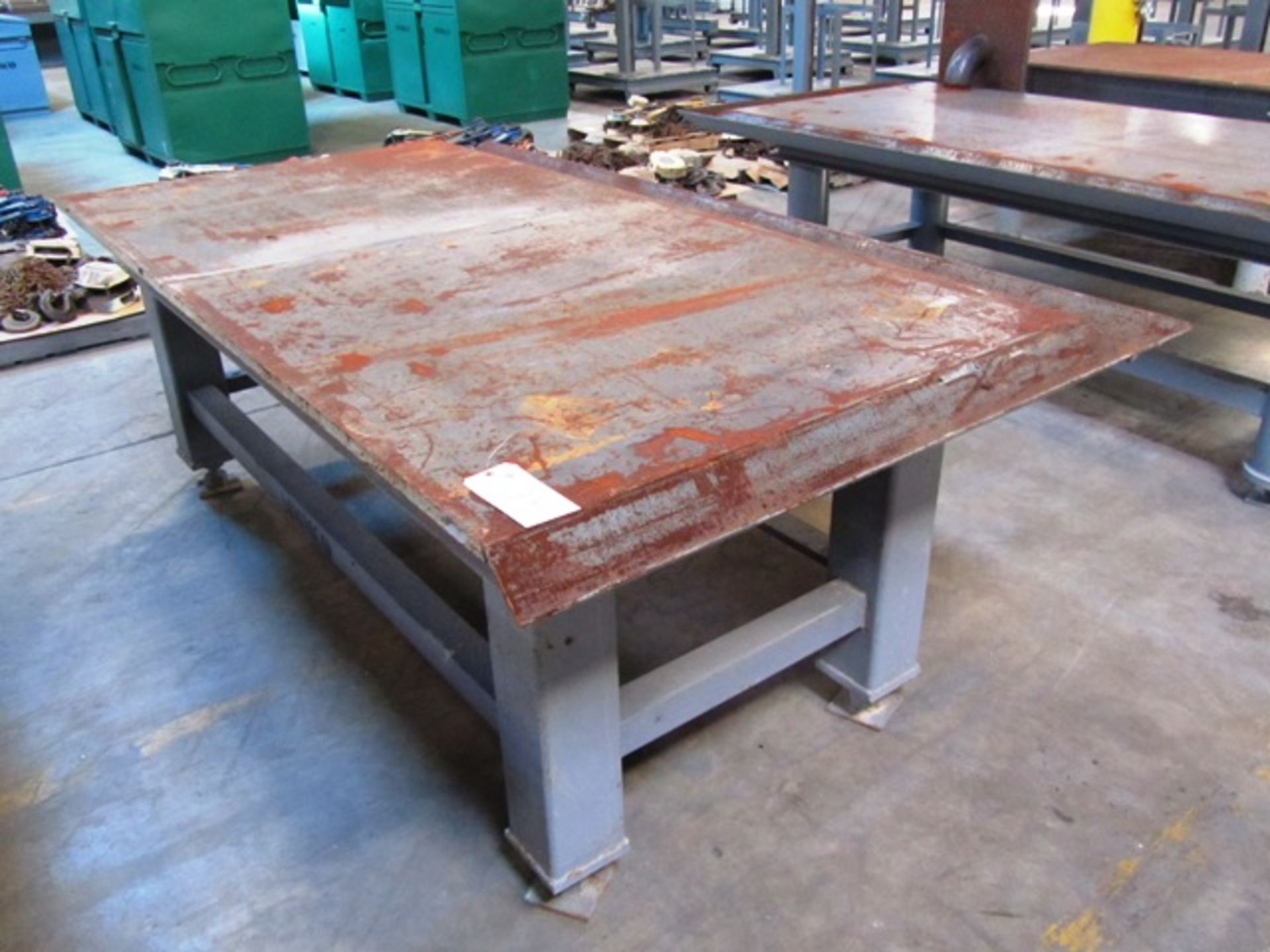 4' x 8' x 1'' Steel Table
