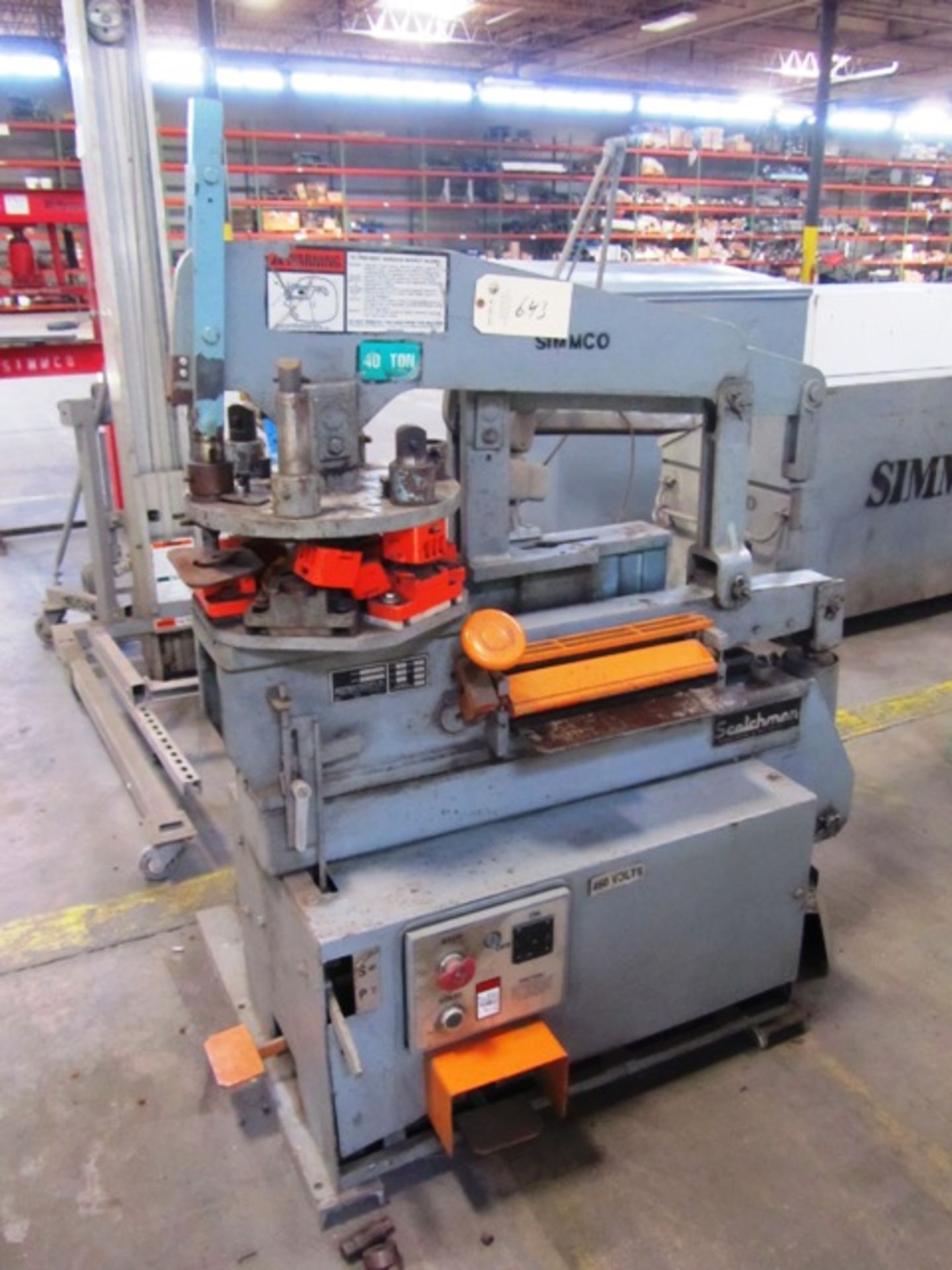 Scotchman 4014T 40 Ton Turret Style Ironworker, sn:480653