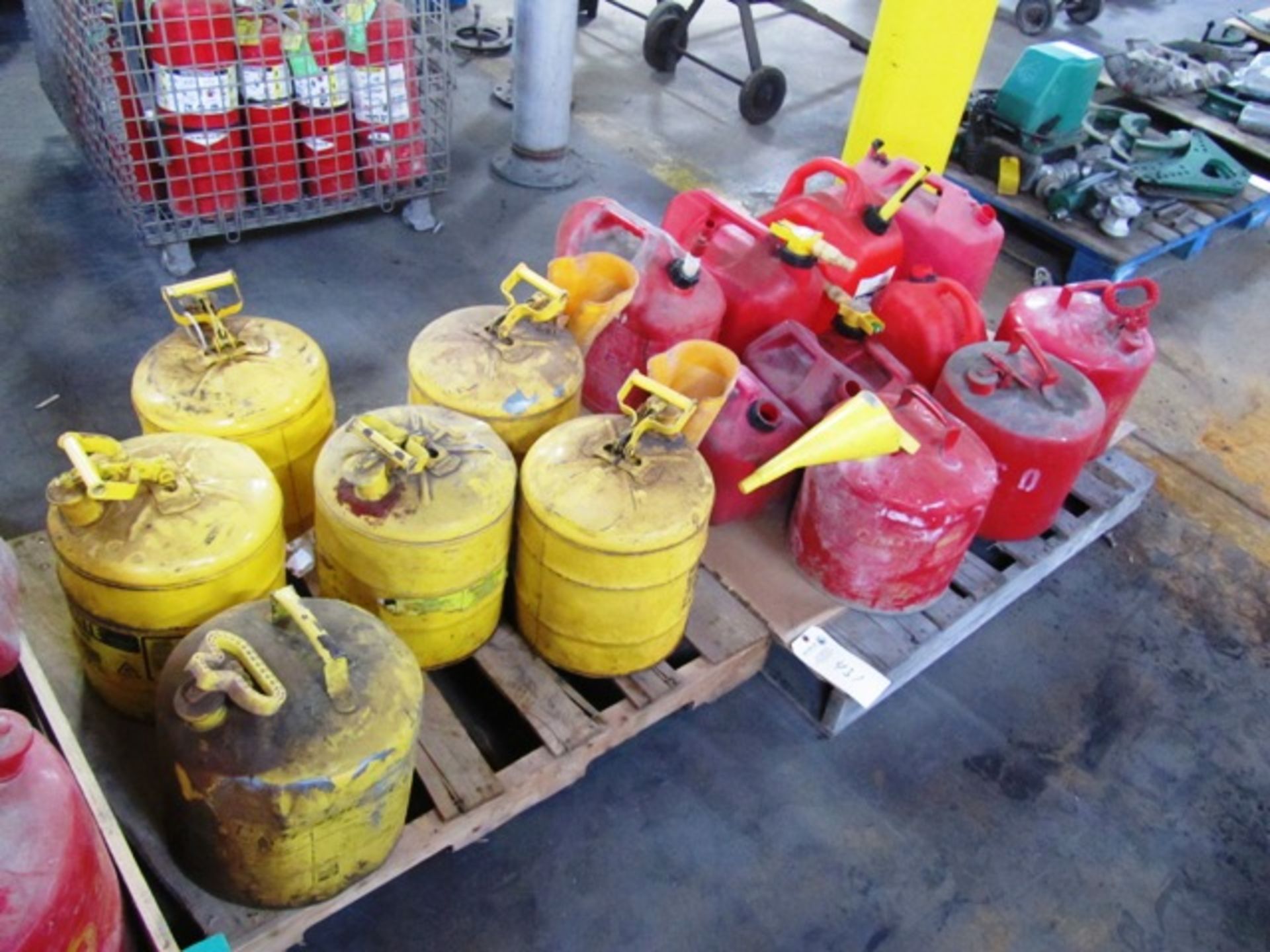 Gas Cans (on (2) pallets)