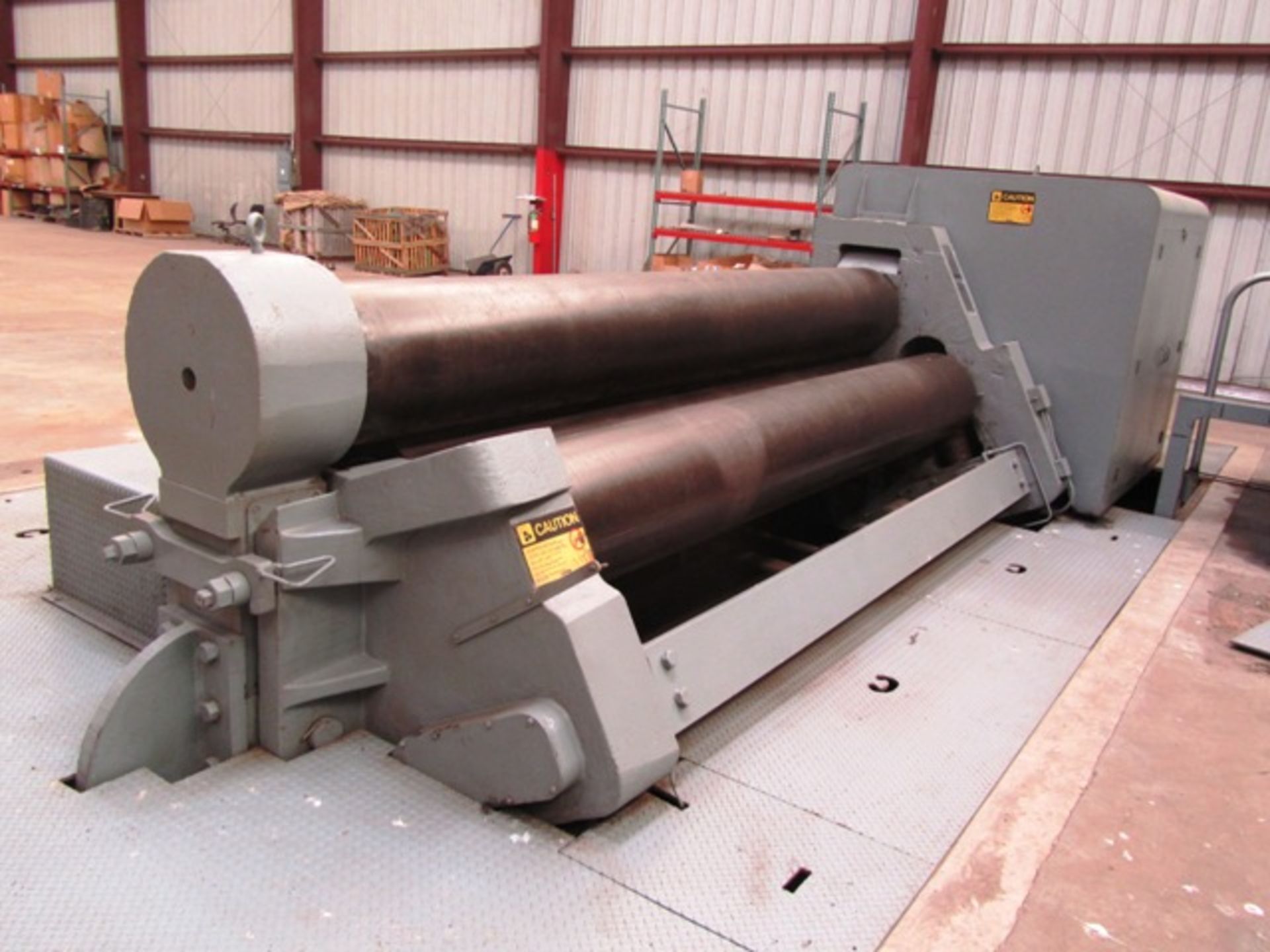 Bertsch Approx 12' x 1-1/4'' Plate Bending Roll with Portable Push Button Control, Work Station, - Image 4 of 5