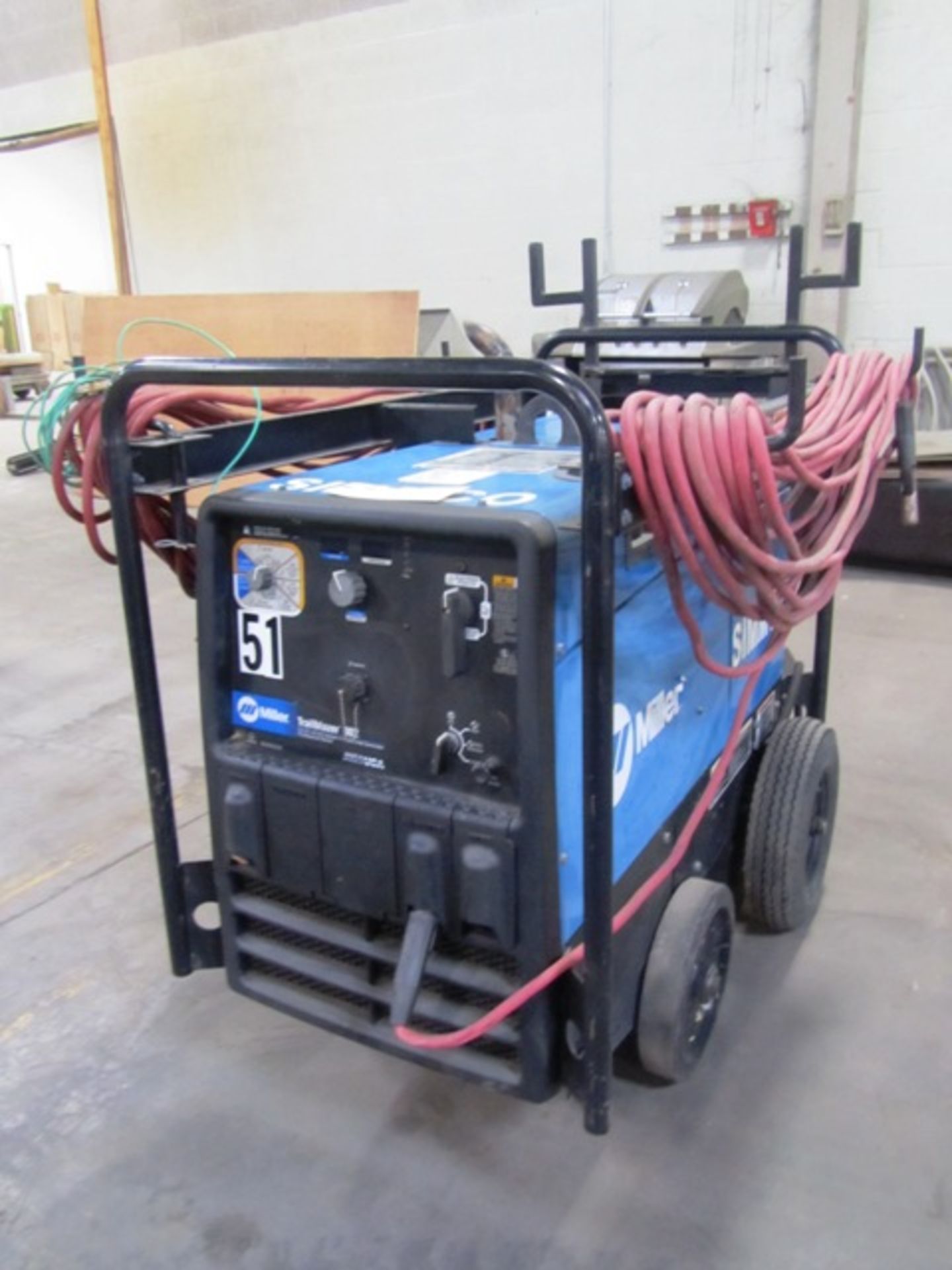 Miller Trailer Blazer 301 CC / CV AC / DC Portable 11,000 Watt Propane Welder Generator, sn: