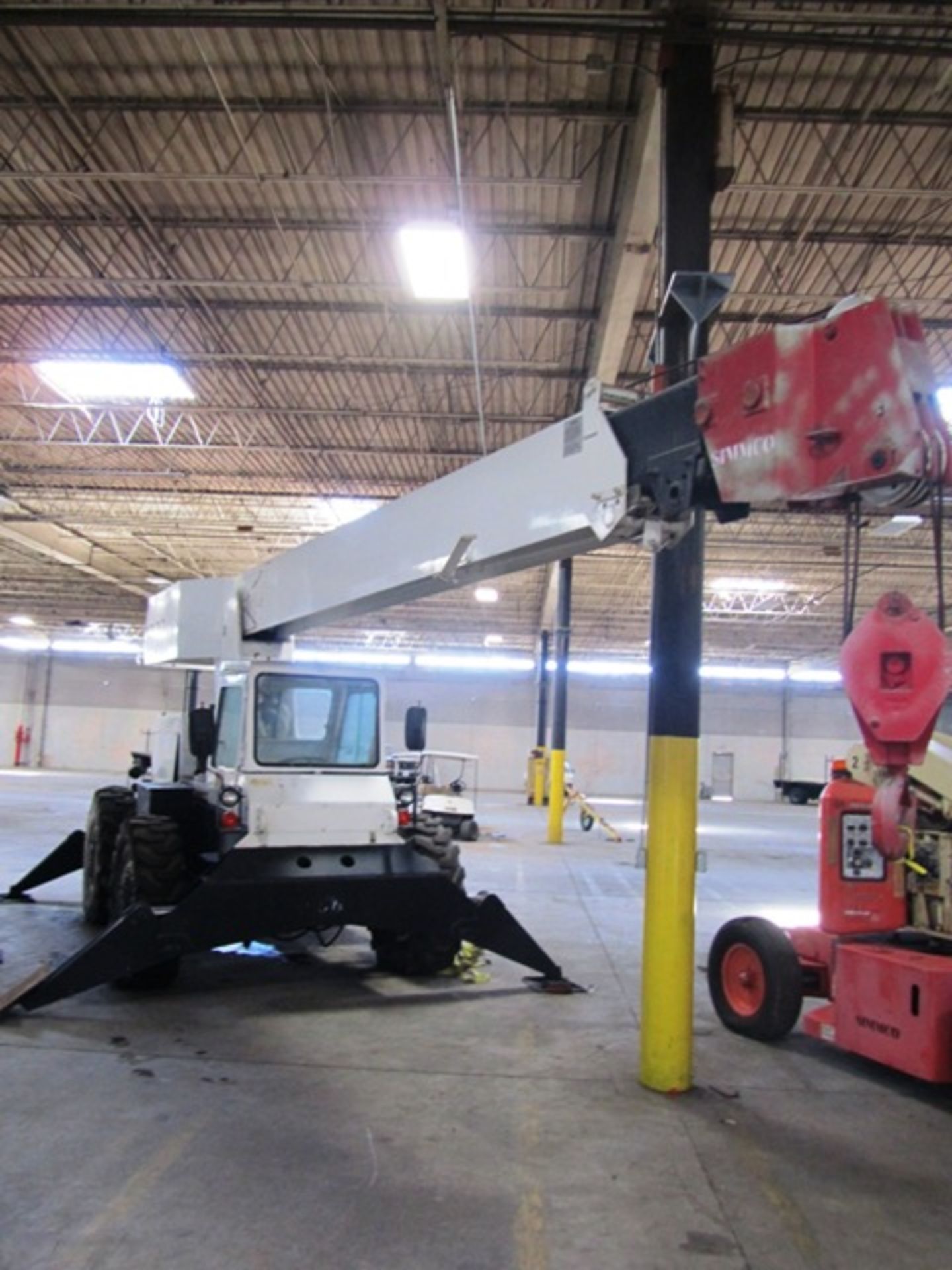 Clark Model 714 Approx 18 Ton Rough Terrain Mobile Crane with Telescopic Boom & Jib, Outriggers, - Image 2 of 2