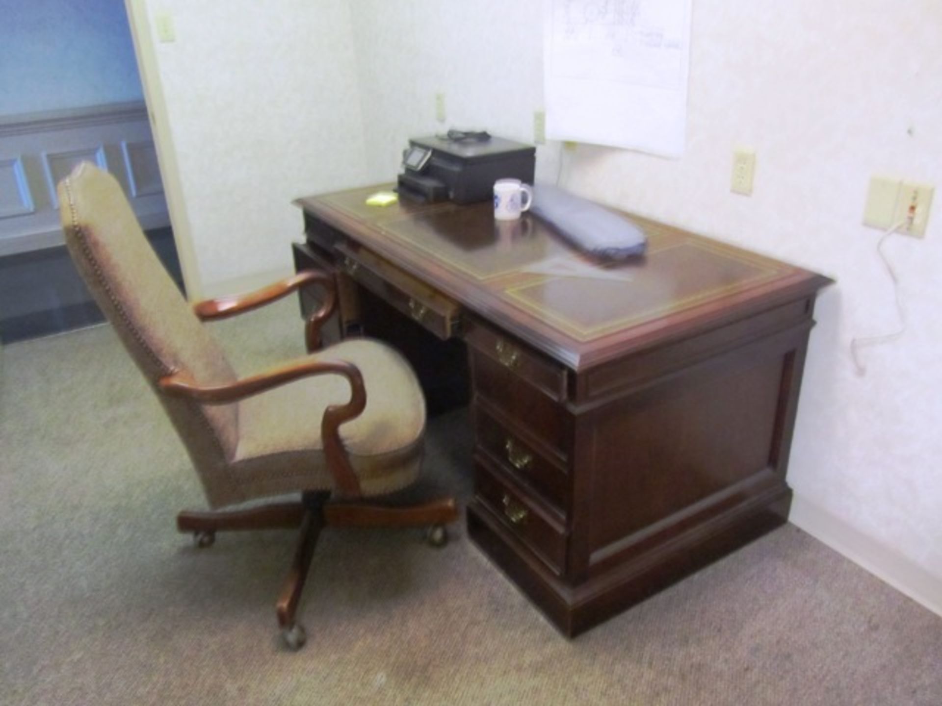 Contents of Office consisting of Desk, Chair