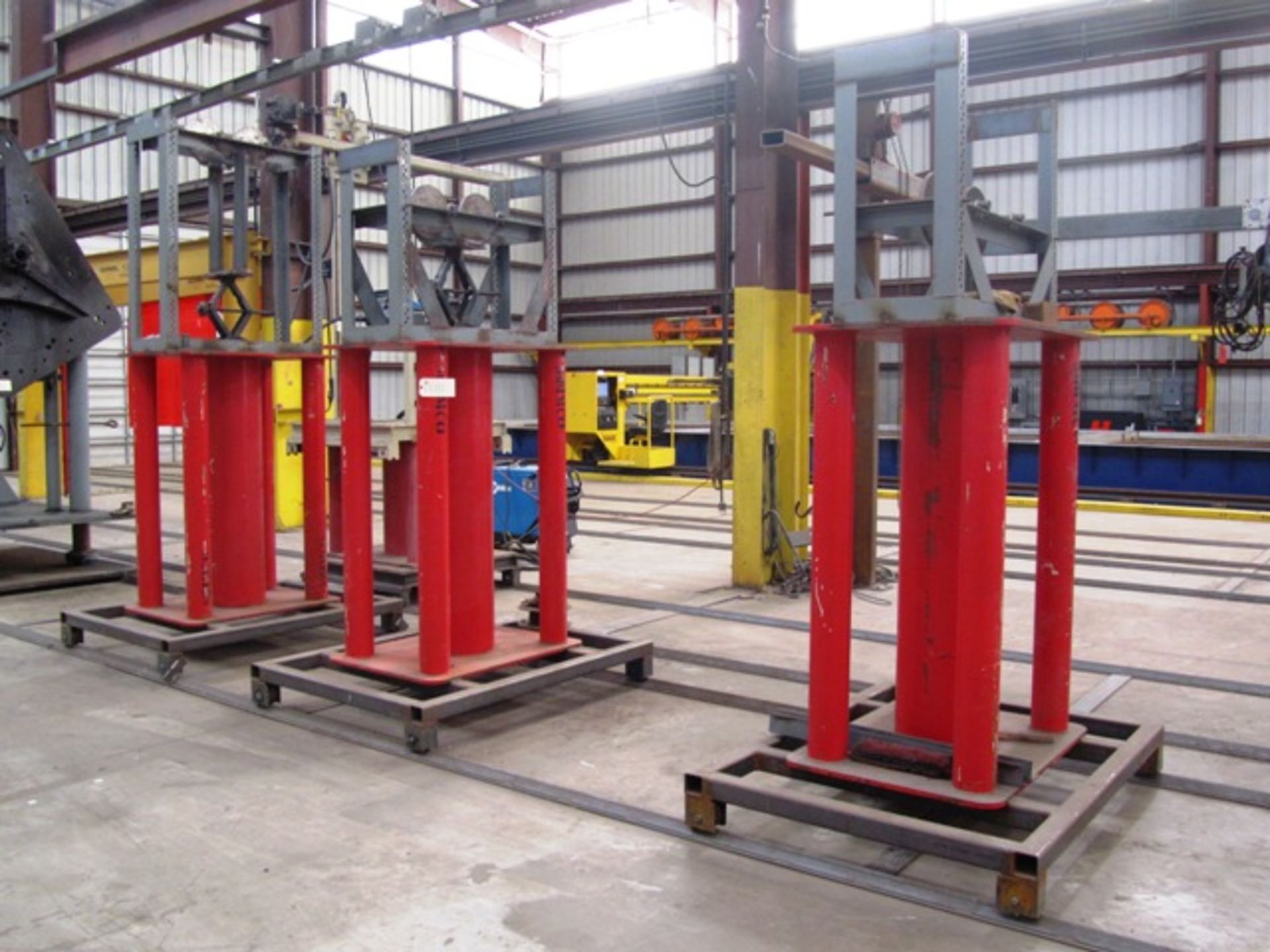 (3) Steel Stands (used with welding positioner & manipulator)