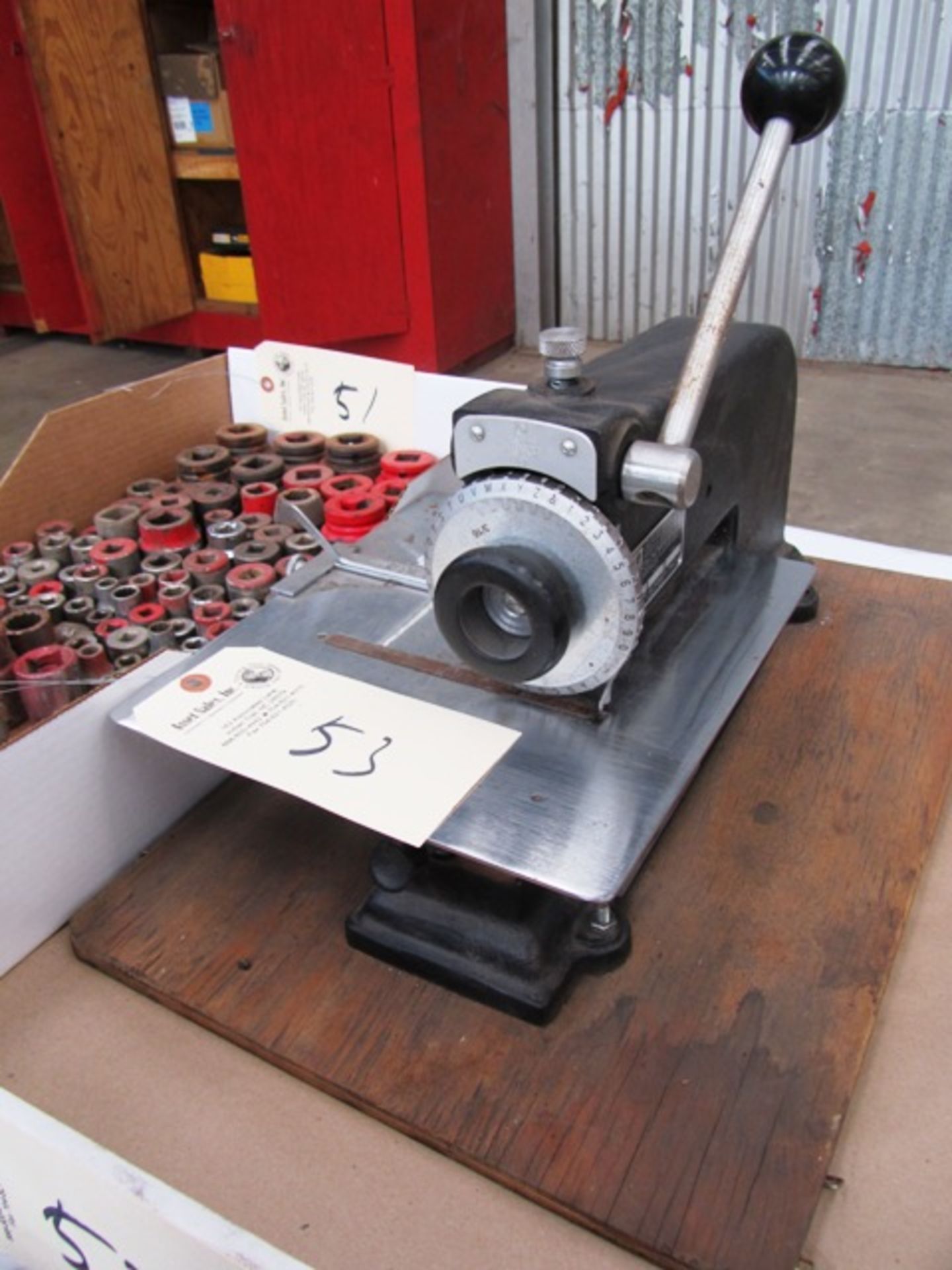 Schmidt Model 6 Marker Making Machine