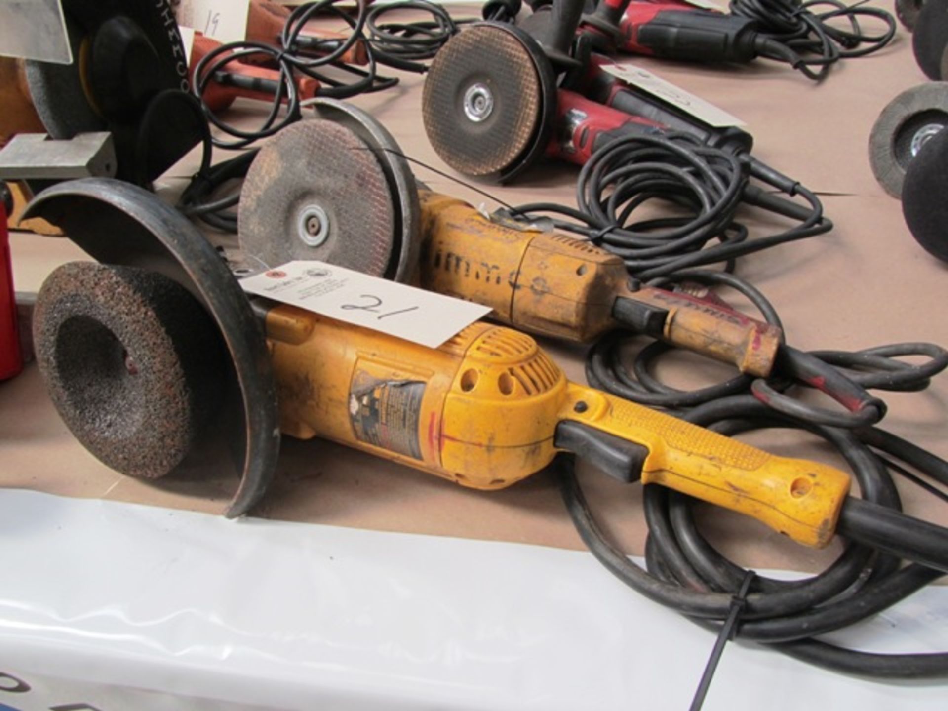 (2) Chicago Electric Disc Grinders