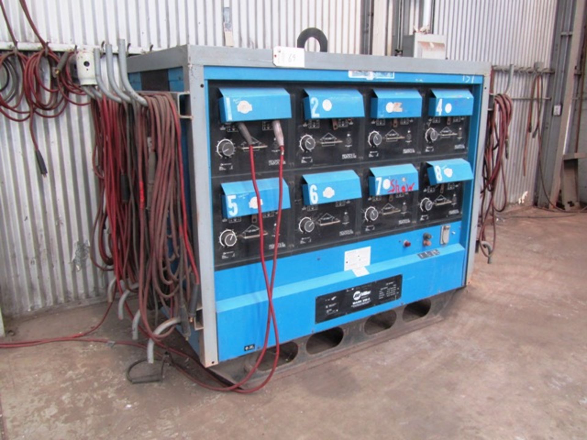 Miller Mark VIII-2 8-Station Weld Unit with 200 Amp, Single Module, 1600 Total, sn:KH435926