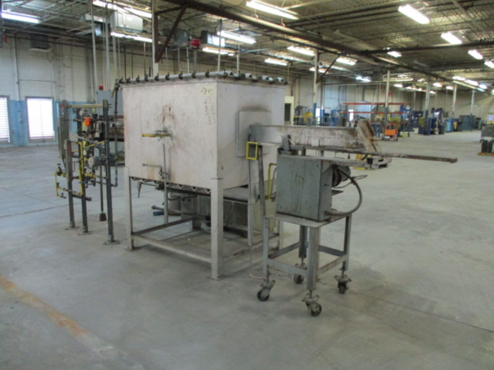 Electric Pusher Furnace with Molybdenum Heating Element, 8" W x 5" H Capacity x Approx 48" Long - Image 3 of 7