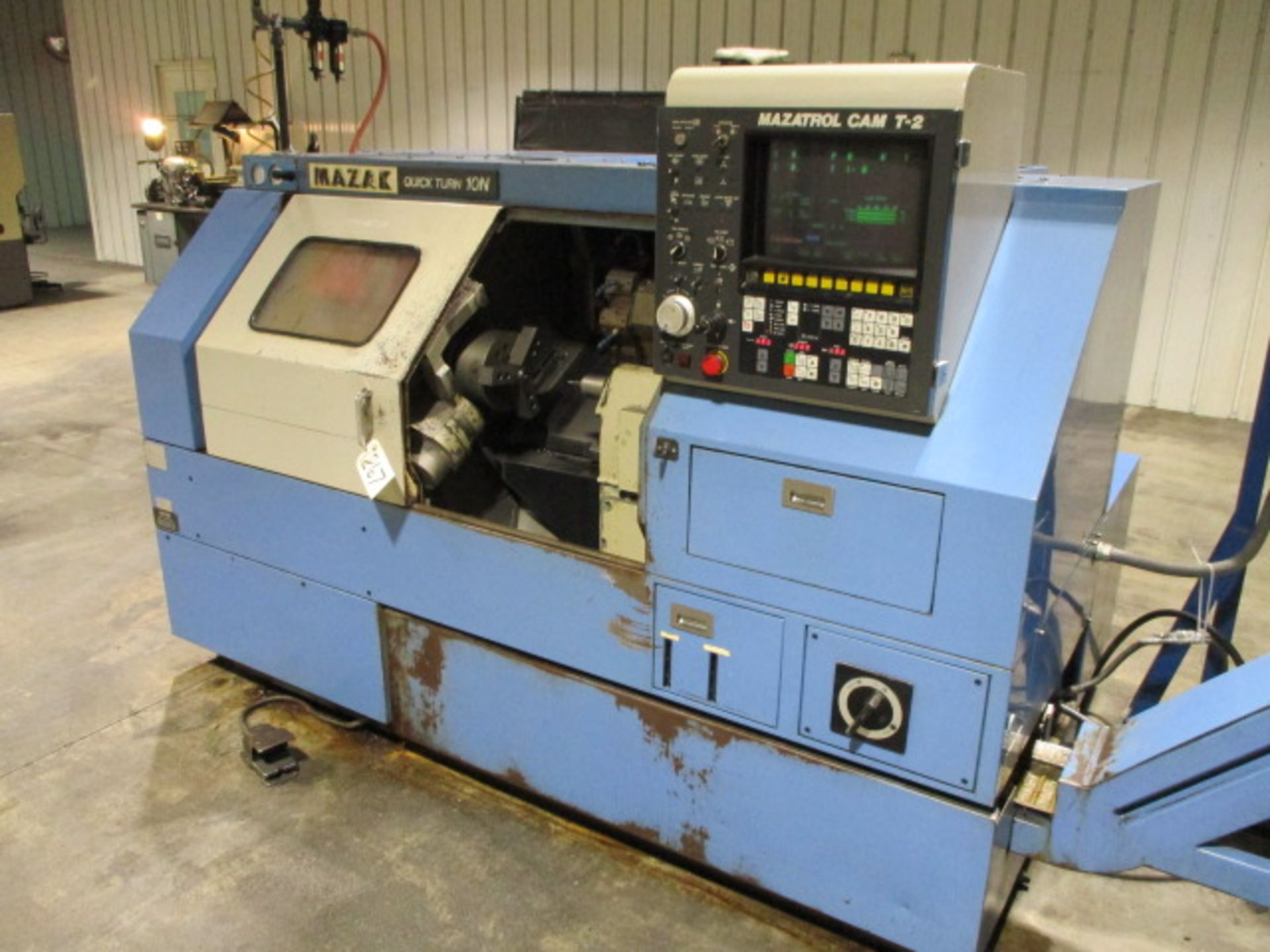 Mazak QT10N CNC Turning Center with 8'' 3-Jaw Chuck, Mazak CNC Control, sn:63300 - Image 6 of 7