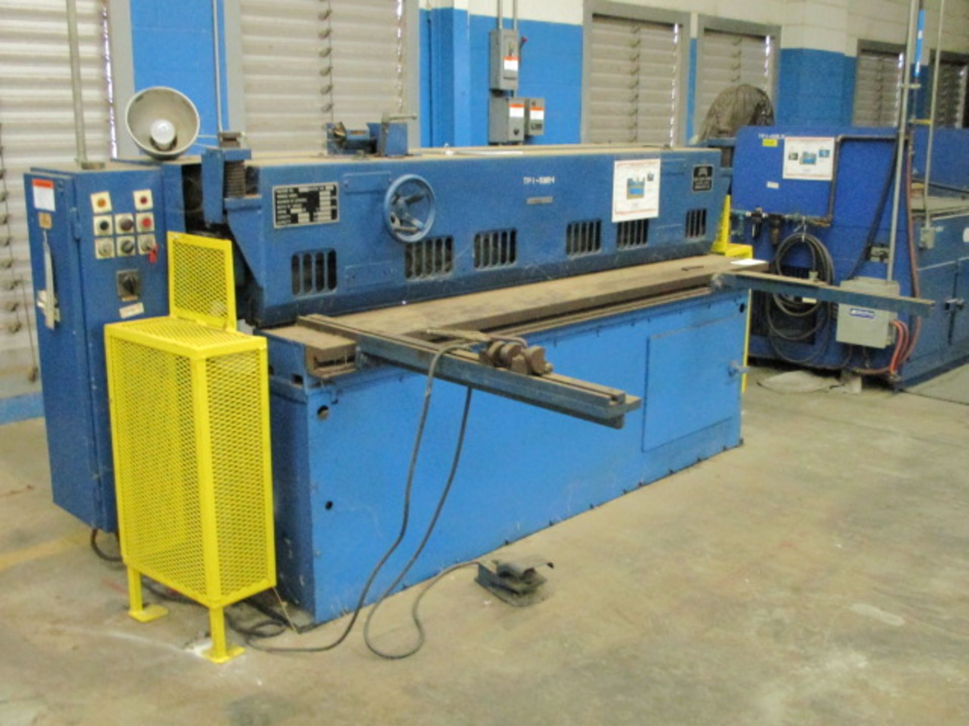 Fischer 80'' x 5/64'' Mechanical Power Shear with 10'' Throat Depth, 60 SPM, sn:600268 - Image 4 of 7