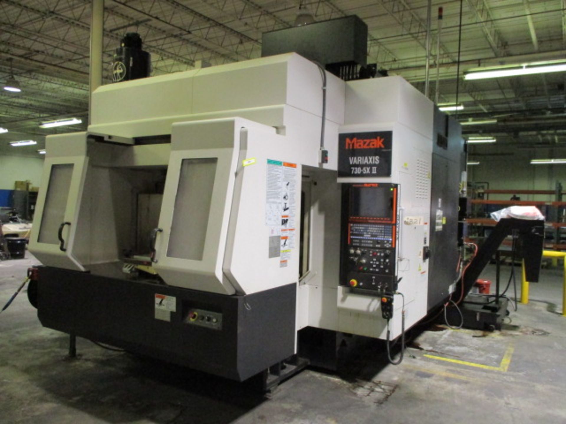 Mazak Variaxis 730-5X II 5-Axis CNC Vertical Machining Center with 20'' 2-Axis Rotary Trunnion,