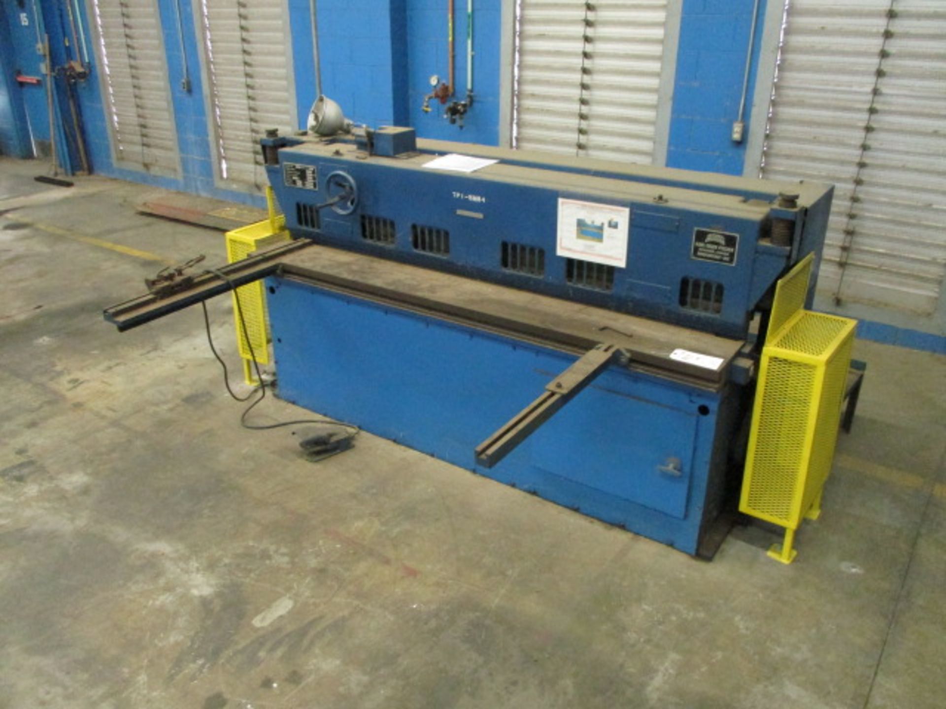 Fischer 80'' x 5/64'' Mechanical Power Shear with 10'' Throat Depth, 60 SPM, sn:600268