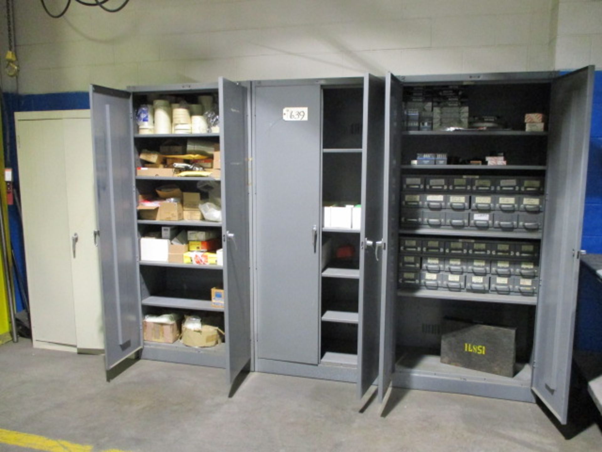 (4) Cabinets with Shipping Supplies